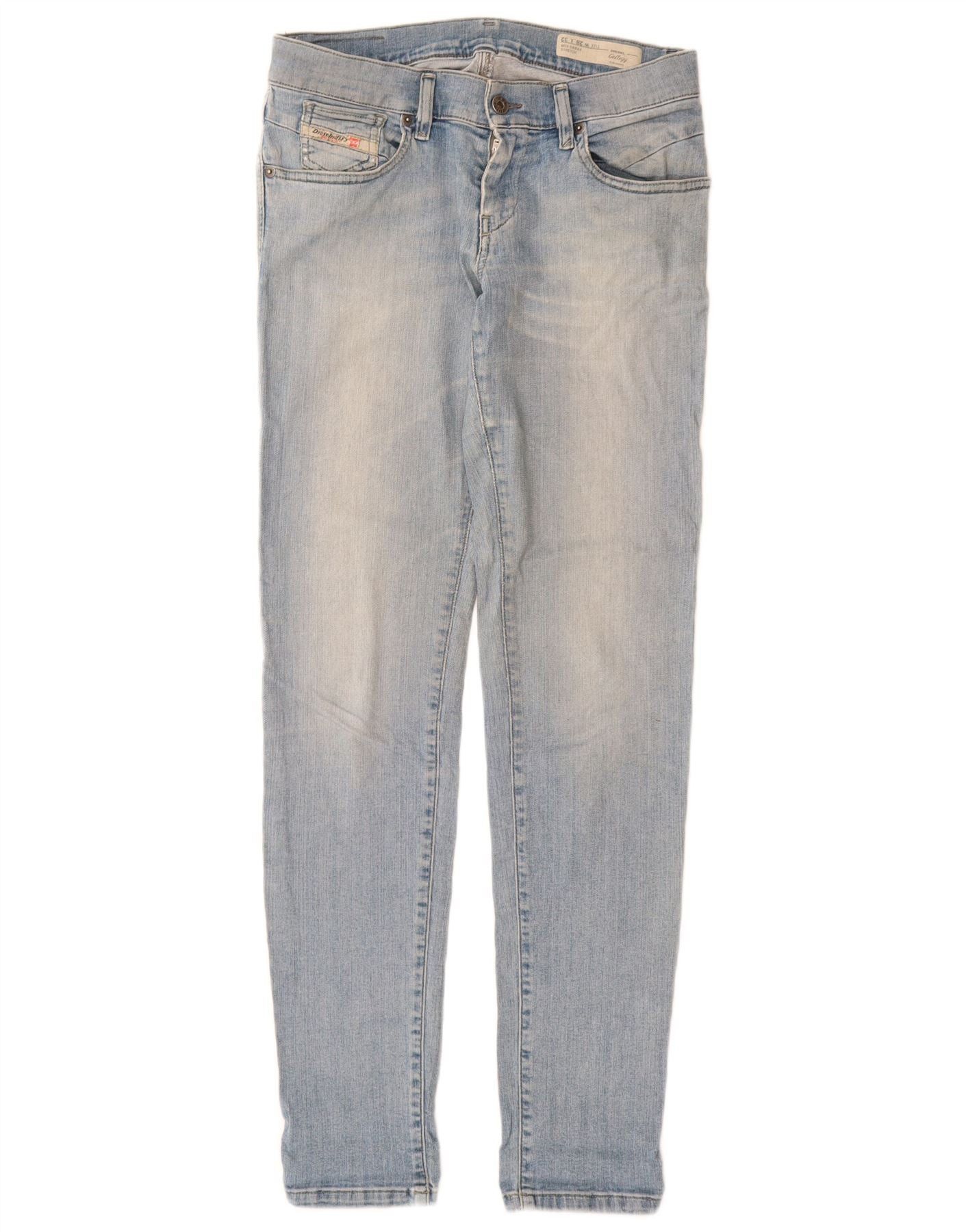 Diesel Womens Getlegg Slim Skinny Jeans W28 L32 Blue Cotton Size 24" / US 00 / IT 34 - 1 Thumbnail