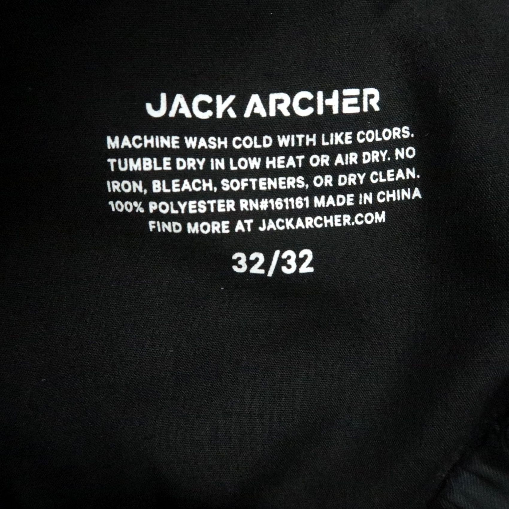 Vintage VINTAGE Jack Archer Pants Mens 32x32 Black Jetsetter Tech Chino Stretch Zip Pocket Size US 32 / EU 48 - 4 Thumbnail