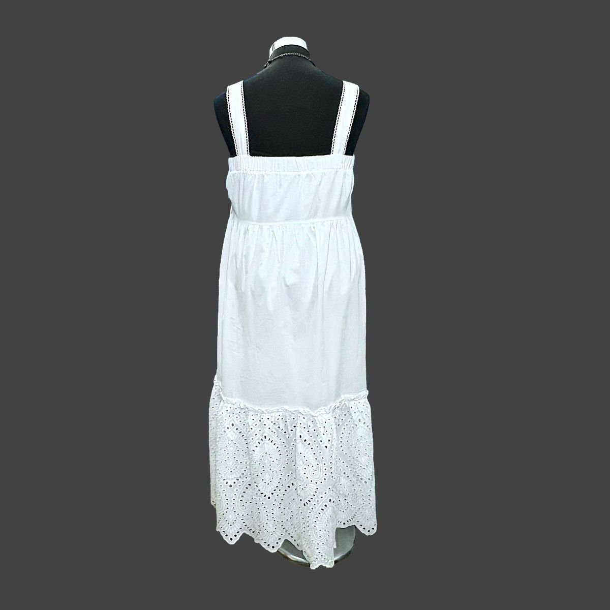 Other Ella by Rafaella Women’s White Tiered Midi Dress Sz XL Size XL / US 12-14 / IT 48-50 - 5 Thumbnail