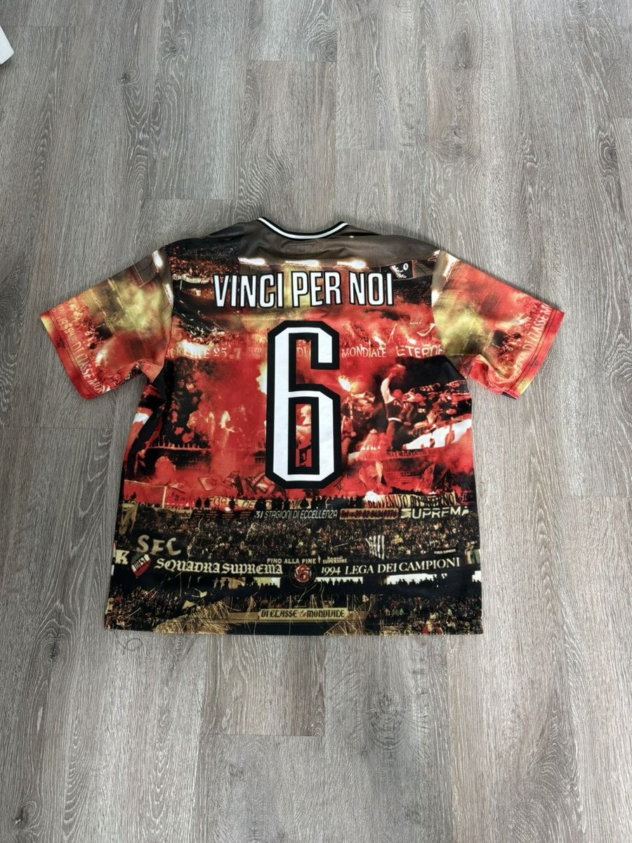 Supreme Supreme Vinci per Noi Soccer Jersey Size US M / EU 48-50 / 2 - 2 Thumbnail