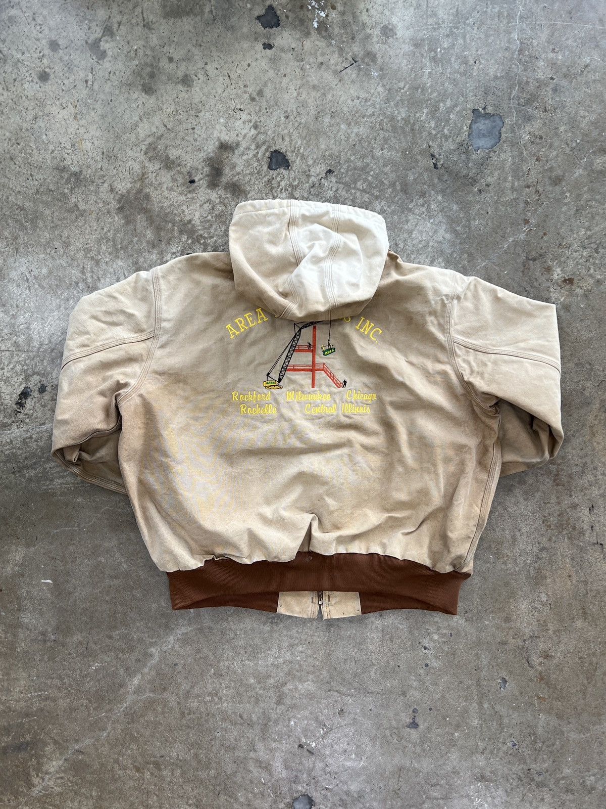 Carhartt Vintage Carhartt MADE IN USA Area Erectors Work Jacket 3XL Size US XXL / EU 58 / 5 - 3 Thumbnail