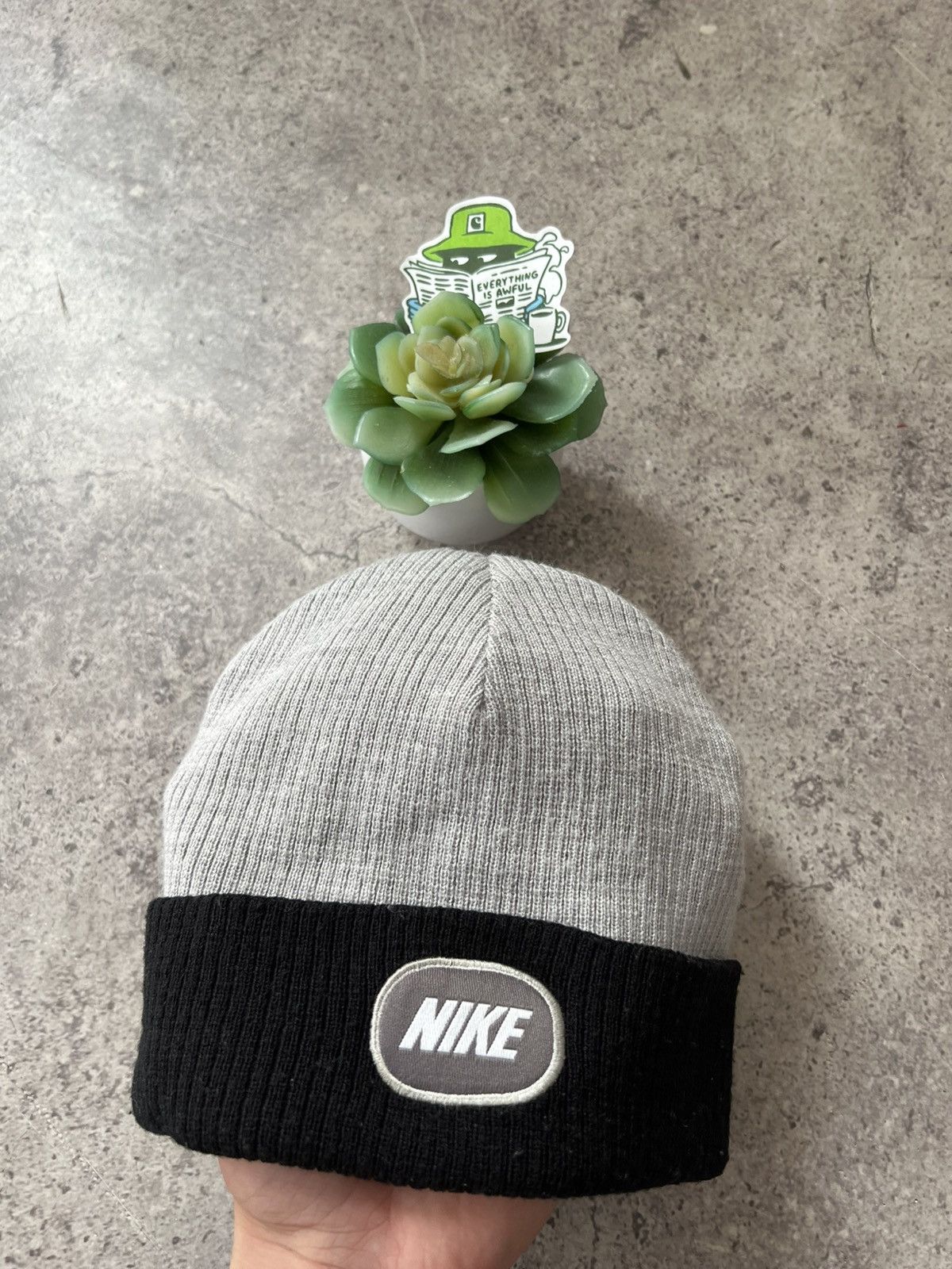 Nike Vintage NIKE Beanie Hats Snow Caps Size ONE SIZE - 4 Thumbnail