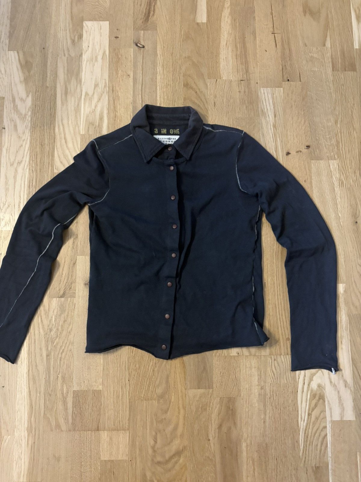 MM6 × Maison Margiela Maison Margiela AW04 ”3 IN ONE” Shirt Size US S / EU 44-46 / 1 - 3 Thumbnail