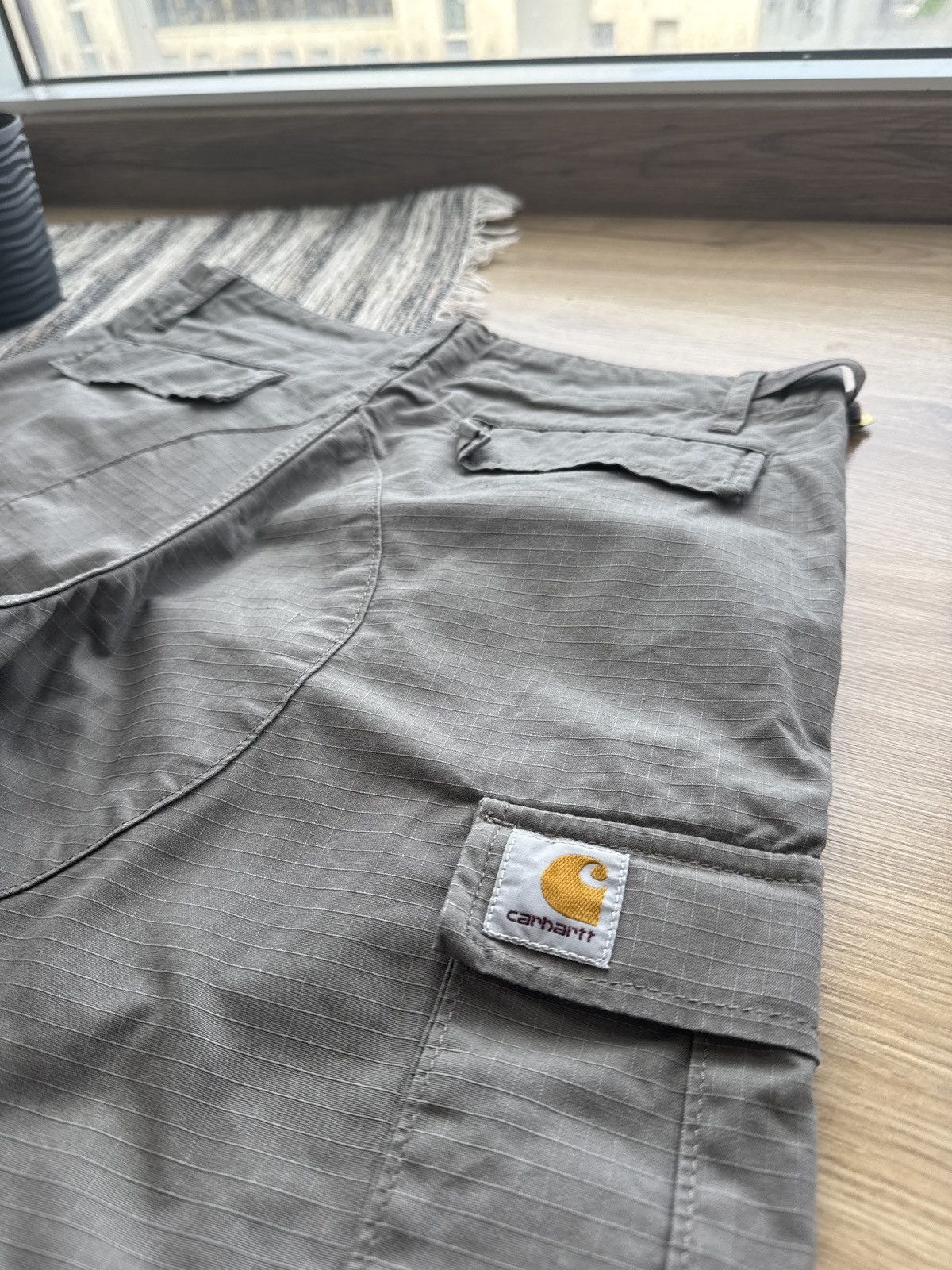 Carhartt × Vintage Vintage Carhartt Aviation Shorts Y2K Cargo Shorts Size US 30 / EU 46 - 5 Thumbnail