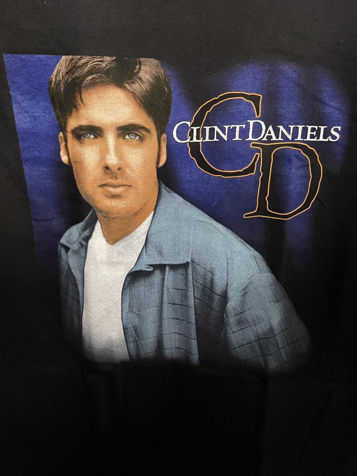 Designer VTG Clint Daniels Country Singer Tee - CD Country T-shirt -L Size US L / EU 52-54 / 3 - 3 Thumbnail