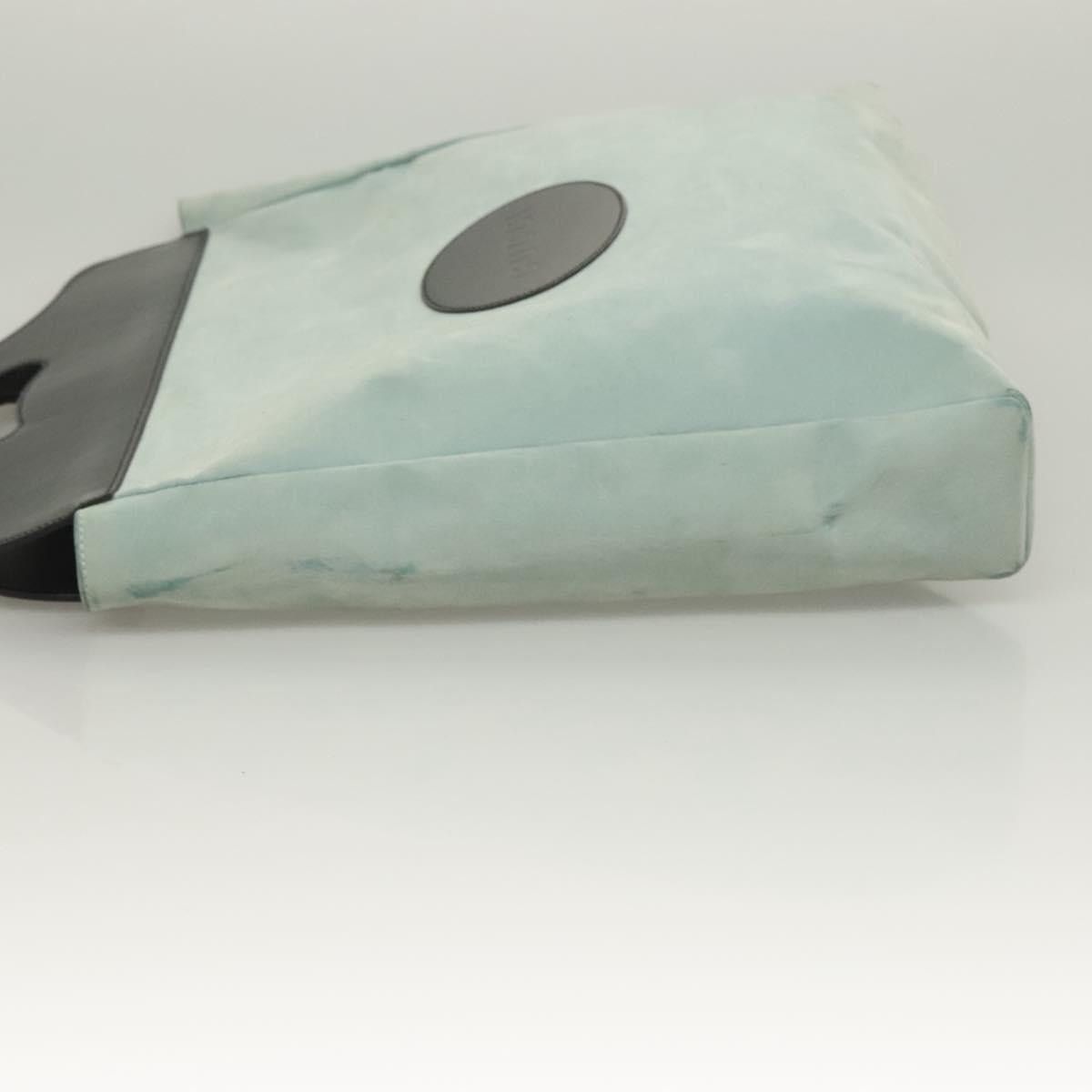Gucci GUCCI Handbag Suede Light Blue Black 002 002 Size ONE SIZE - 6 Thumbnail