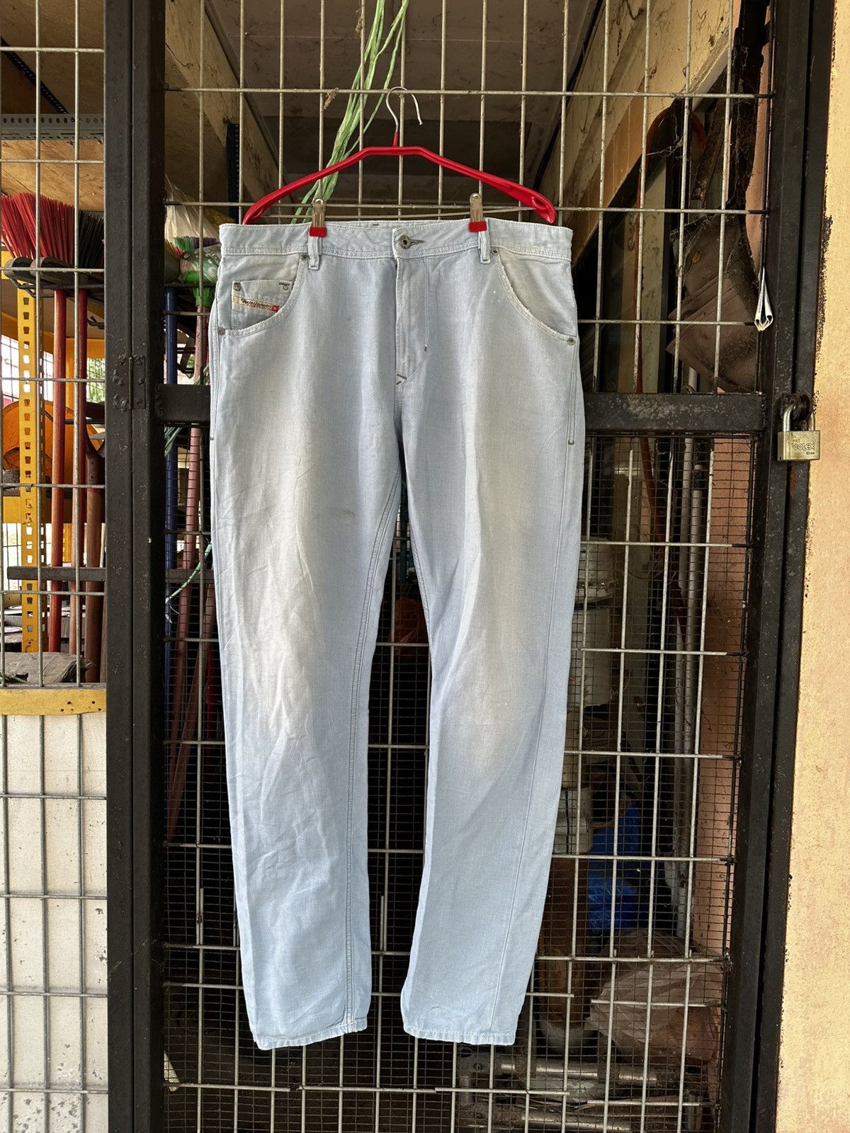 👹Vintage Diesel Krayver Relaxed Fits Washed Blue Jeans
