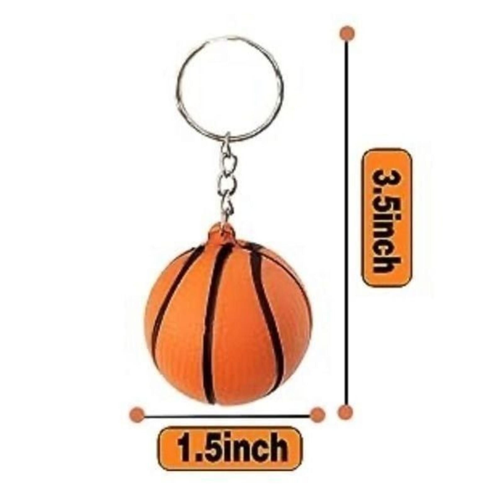 The Unbranded Brand Los Angeles Lakers Basketball Keychain with Mini Basketball Size ONE SIZE - 2 Thumbnail
