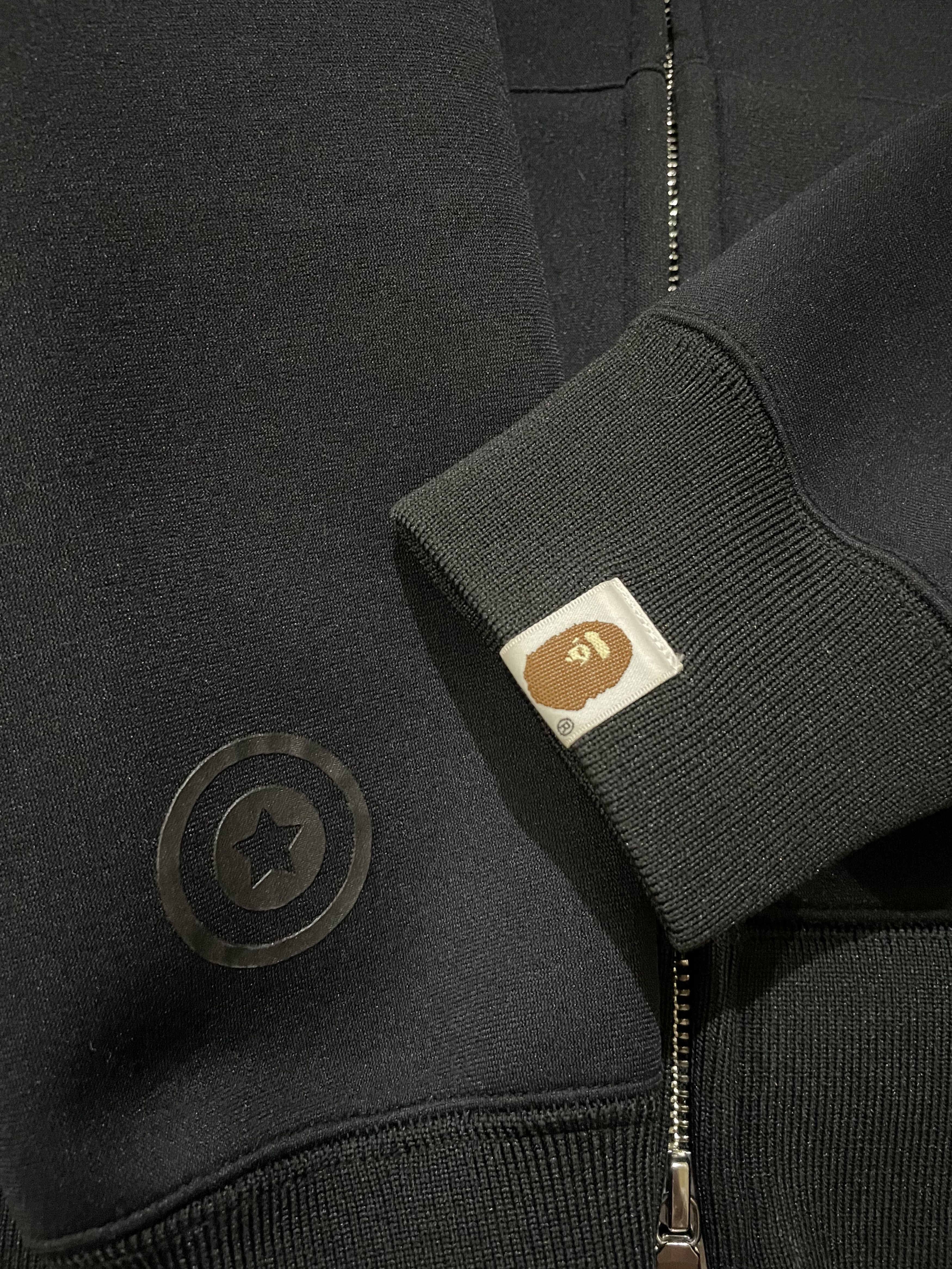 Bape Bape Neoprene Black Shark Full zip Hoodie Size S / US 4 / IT 40 - 12 Thumbnail