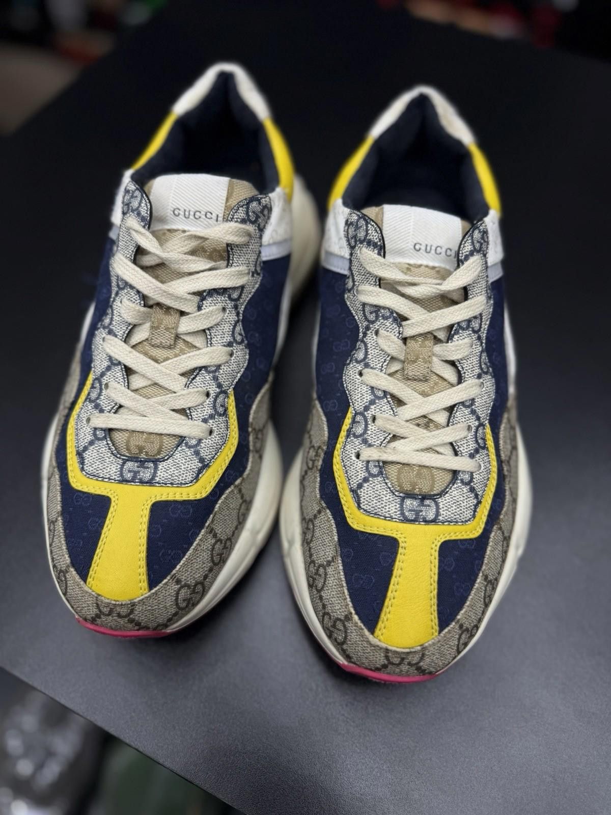 Gucci Size 6.5US/6+G - Gucci Rython GG Multi Color Sneakers Women Size US 6.5 / IT 36.5 - 4 Thumbnail