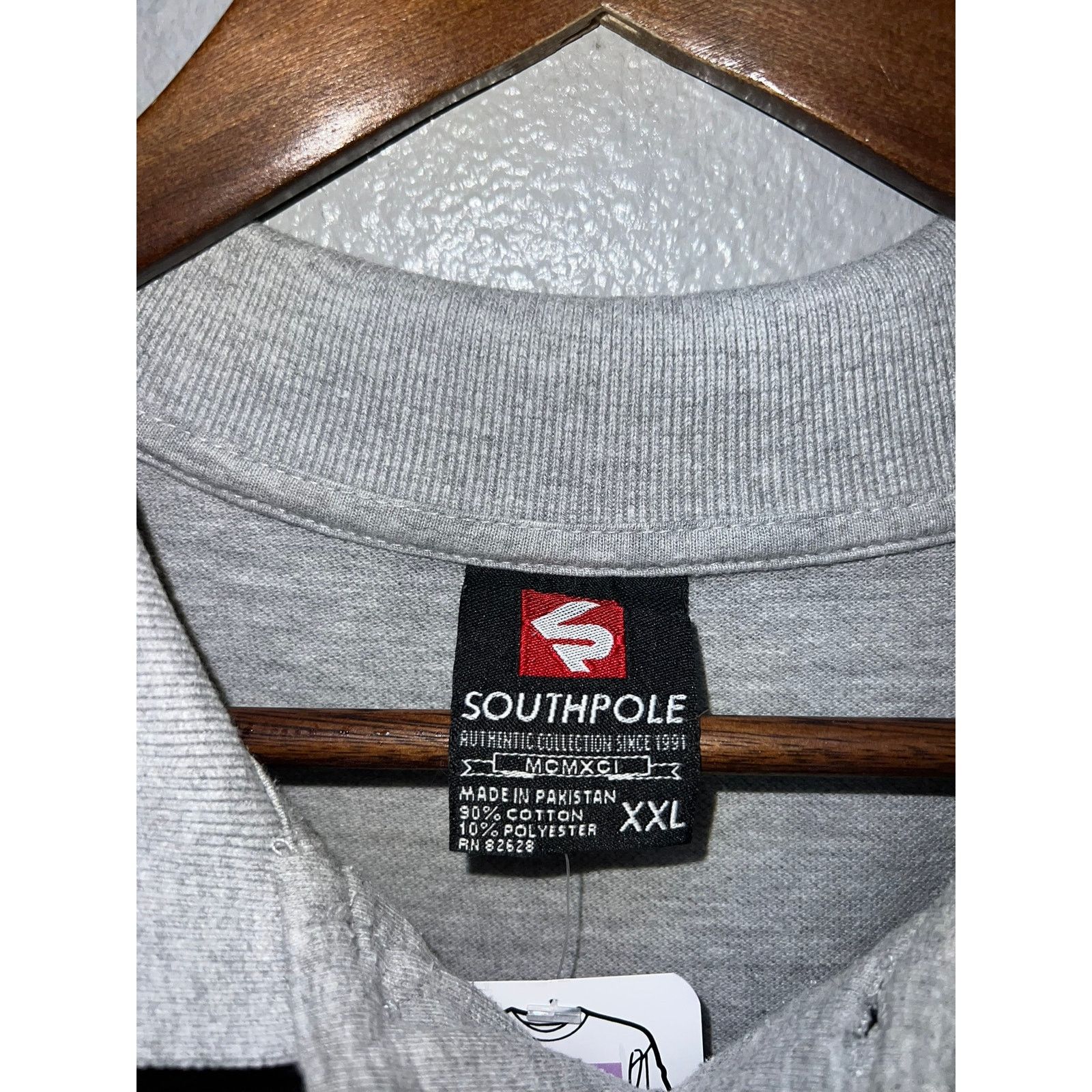 Southpole Y2K Southpole Gray Polo Shirt South Pole Top Mens XL Size US XL / EU 56 / 4 - 5 Thumbnail