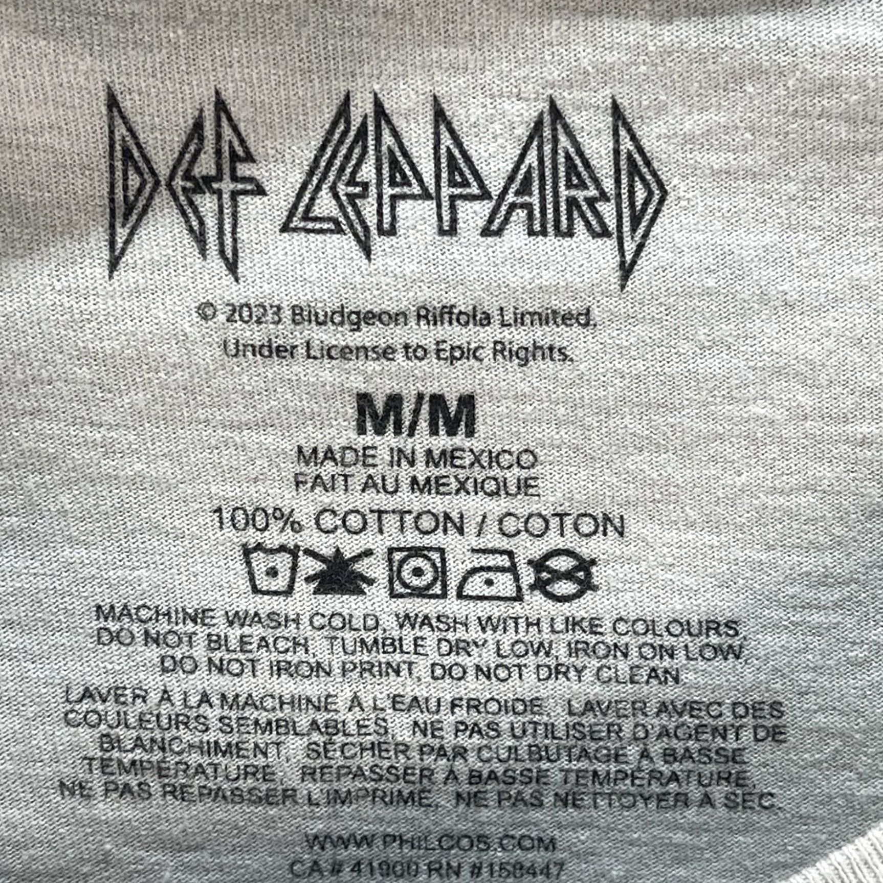 Vintage Def Leppard Shirt Mens Medium Tie Dye High N Dry Tour Graphic Rock Tee Size US M / EU 48-50 / 2 - 4 Thumbnail