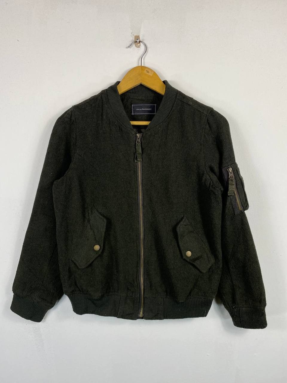 Japanese Brand pageboy japanese brand wool bomber jacket nice design Size US M / EU 48-50 / 2 - 1 Thumbnail