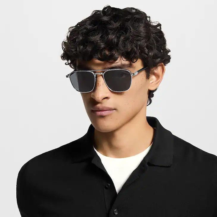 Louis Vuitton LV Signature Metal Square Sunglasses Size ONE SIZE - 6 Thumbnail