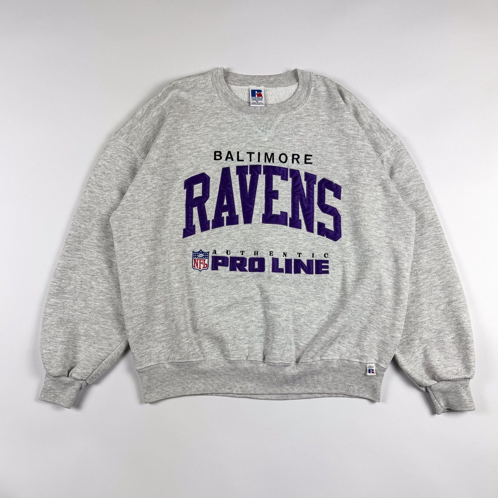 Russell Athletic Vtg Russell Athletic Baltimore Ravens Sweatshirt USA Made Size US L / EU 52-54 / 3 - 1 Thumbnail