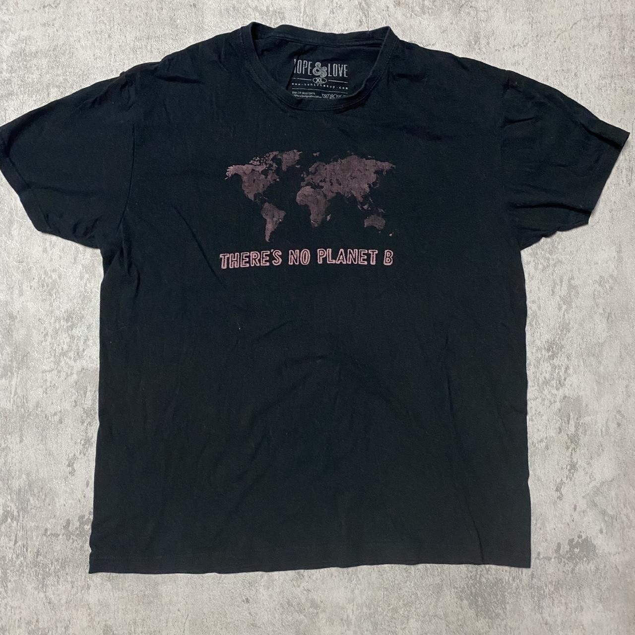 Other Black cotton "There's no planet B" graphic tee Size US XL / EU 56 / 4 - 1 Thumbnail