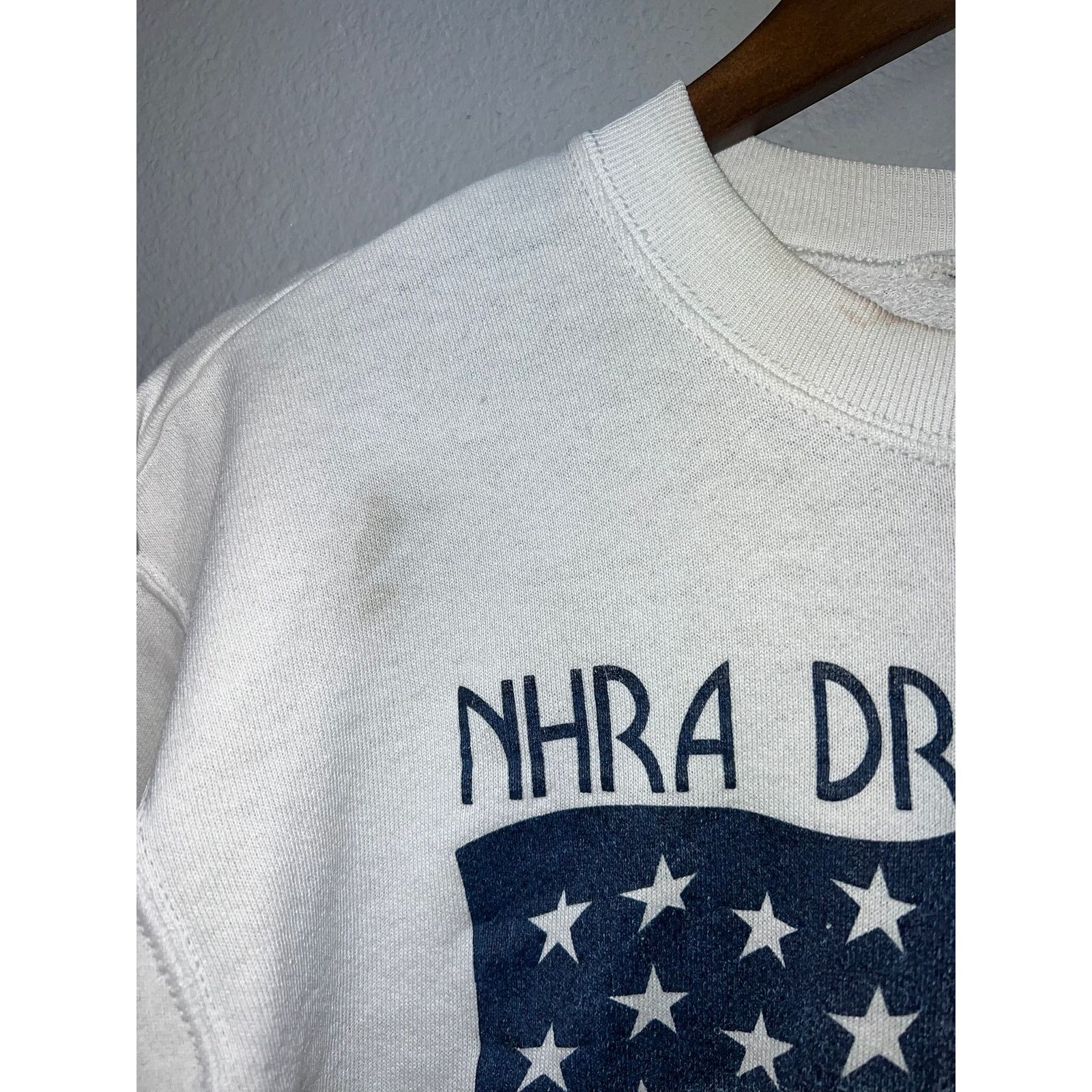 Vintage Vintage NHRA Drag Racing Sweatshirt Crewneck Flag 90s Medium Size US M / EU 48-50 / 2 - 6 Thumbnail