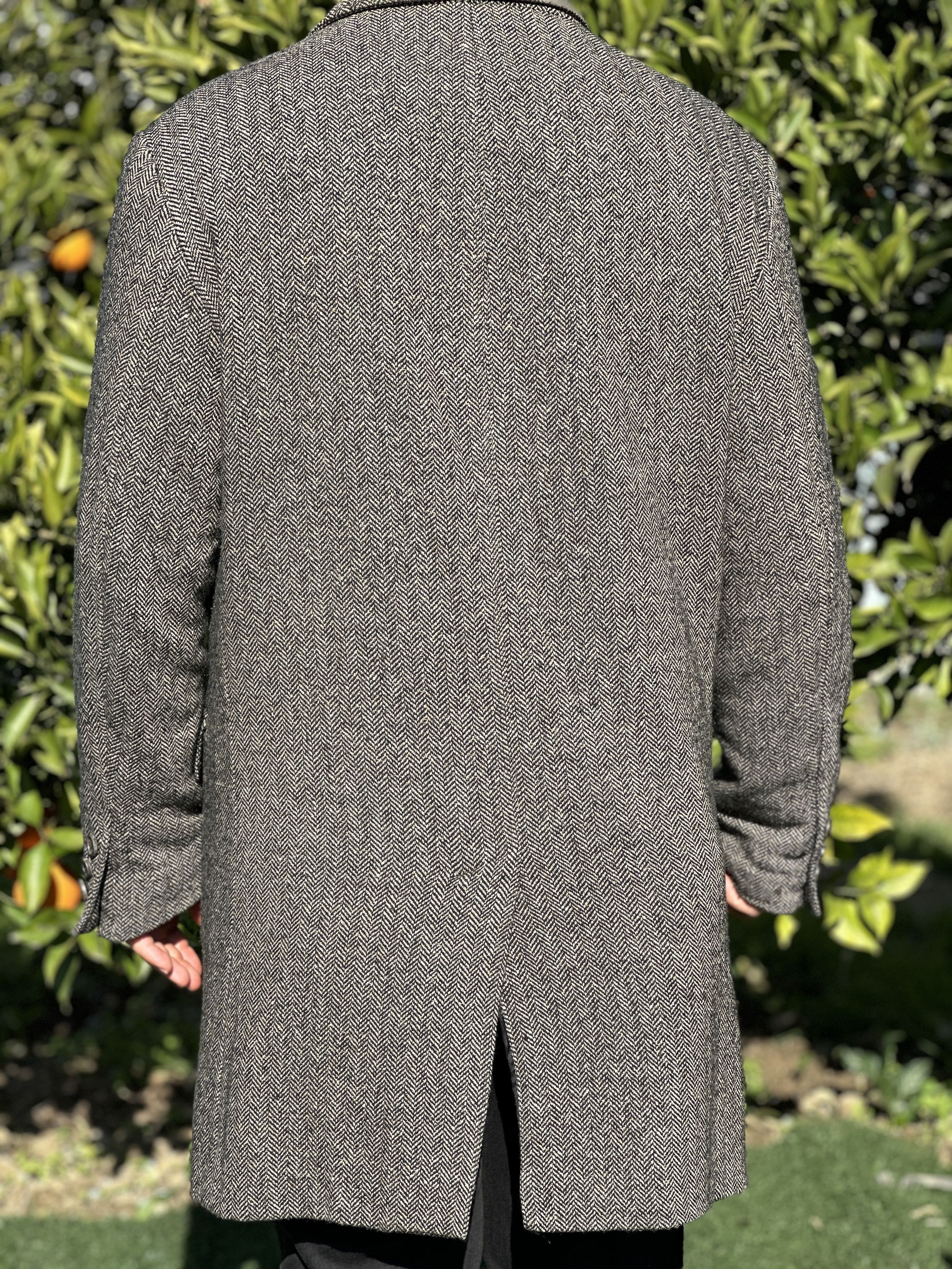 Canali Seta Canali Tweed Knit Style Royal Trench Jacket Size 50 Size US M / EU 48-50 / 2 - 7 Thumbnail