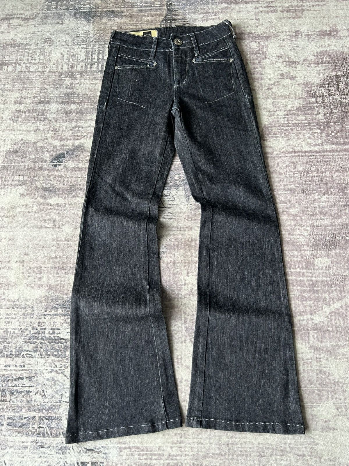 Marithe + Francois Girbaud MFG Blue Flared Denim Size US 26 / EU 42 - 1 Thumbnail