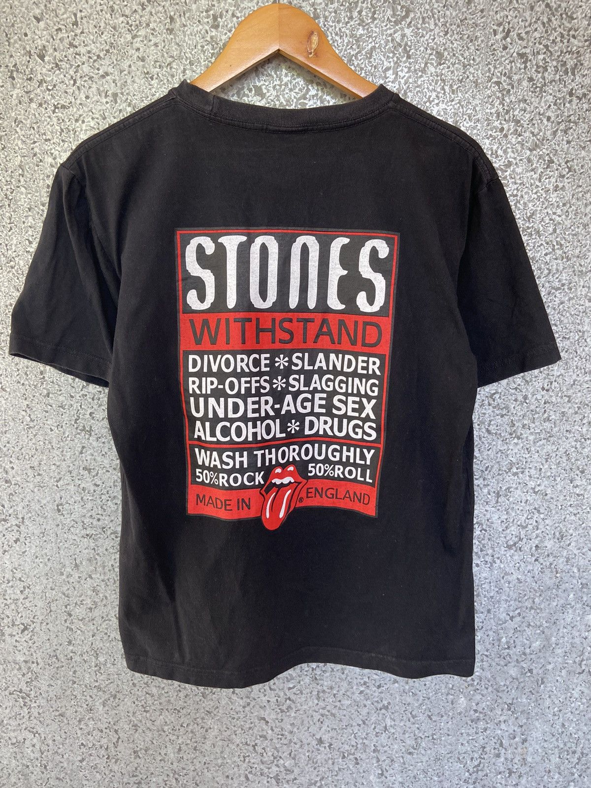 Band Tees 🔥 Vintage 2002 Vtg The Rolling Stones t shirt world tour Size US M / EU 48-50 / 2 - 3 Thumbnail