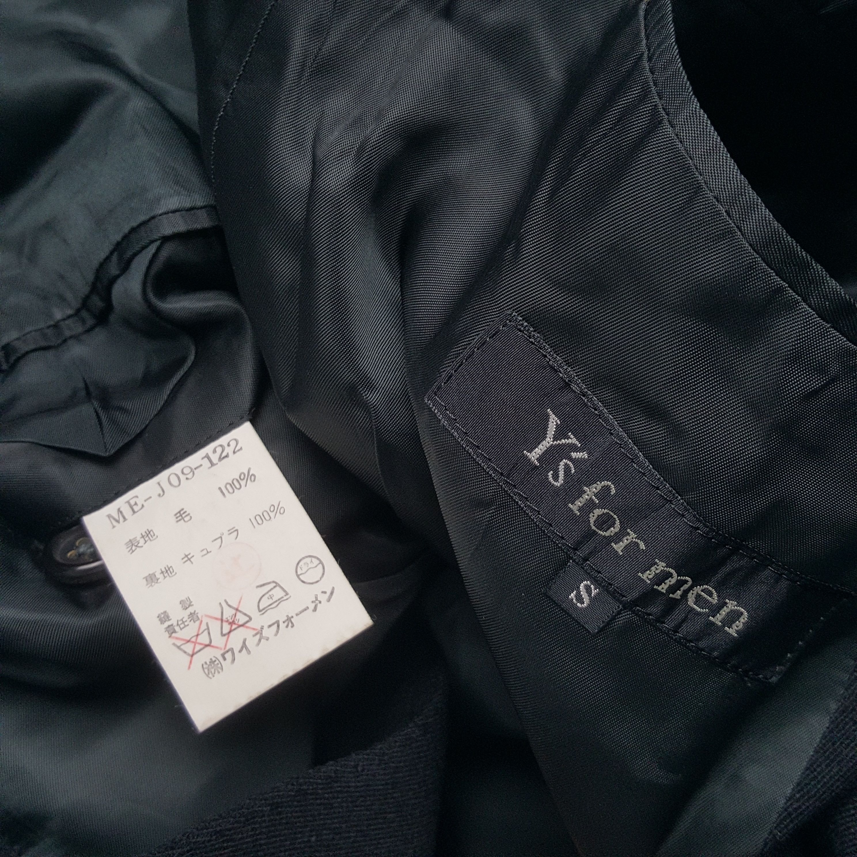 Vintage × Y's for Men × Yohji Yamamoto Y'S FOR MEN YOHJI YAMAMOTO Japanese Designer Blazer Size 40R - 7 Thumbnail