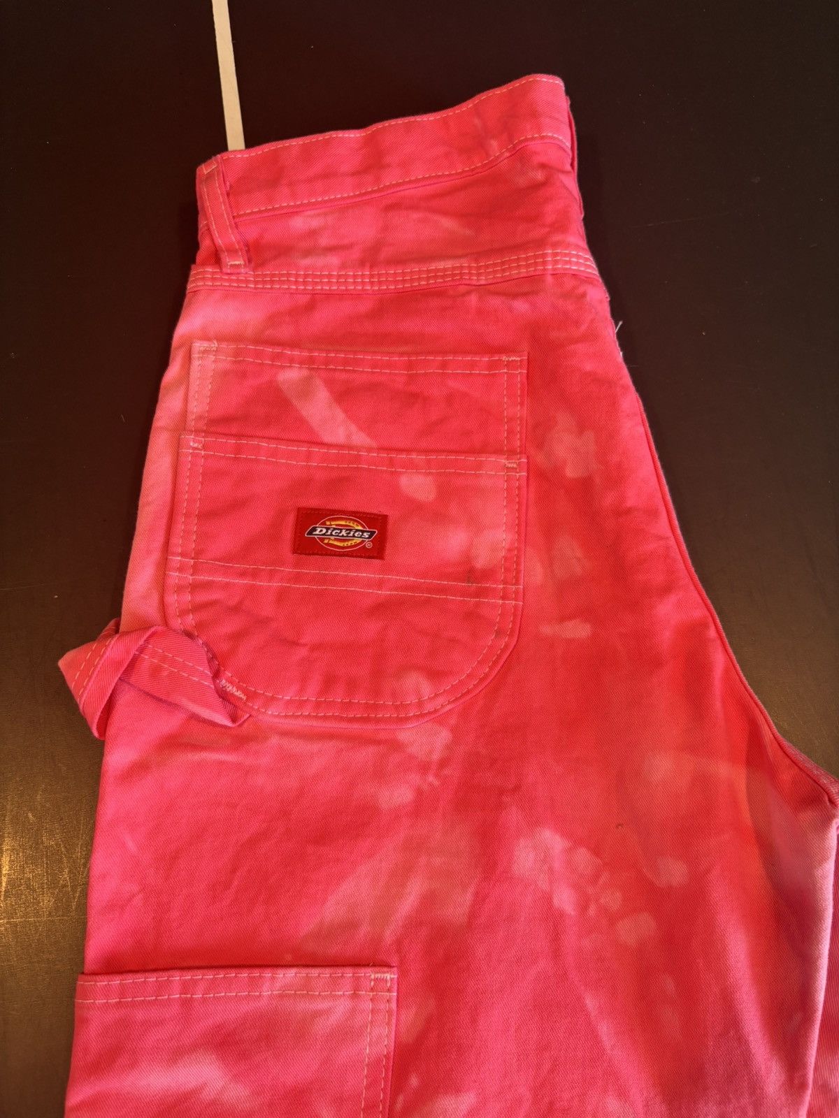 Dickies Pink Tie Dye Skeleton Bone Kapital Style Custom Work Pants Size US 30 / EU 46 - 5 Thumbnail