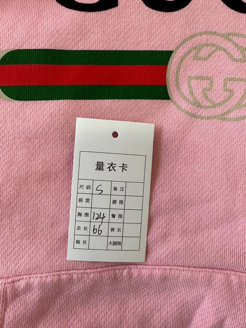 Gucci Gucci Pink Apple GG Belt Large Logo Hooded Sweatshirt 2501- Size US S / EU 44-46 / 1 - 5 Thumbnail