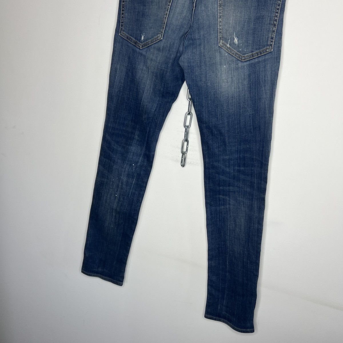 Dsquared2 × Japanese Brand × Vintage Dsquared2 Cool Guy Jeans - Dark Blue Washed Distressed Size US 30 / EU 46 - 6 Thumbnail
