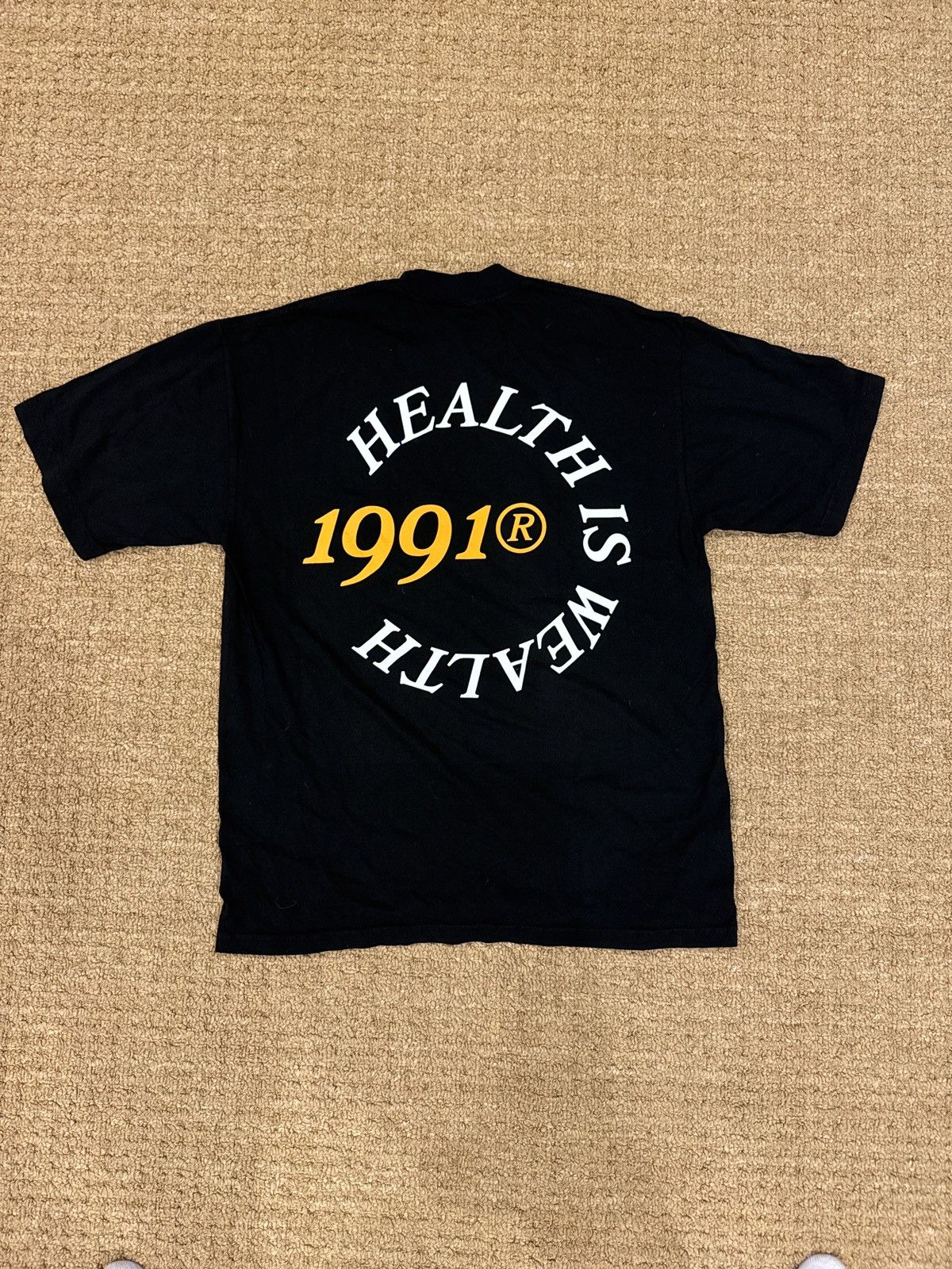 Midnight Organic Midnight Organic Health is Wealth Tee Size US M / EU 48-50 / 2 - 1 Thumbnail
