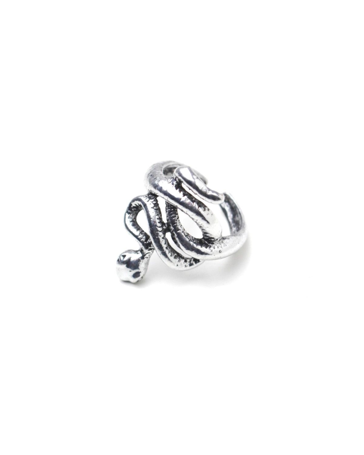 Vintage 2000S JAPANESE MADE SNAKE SERPENT WRAP RING Size ONE SIZE - 1 Thumbnail