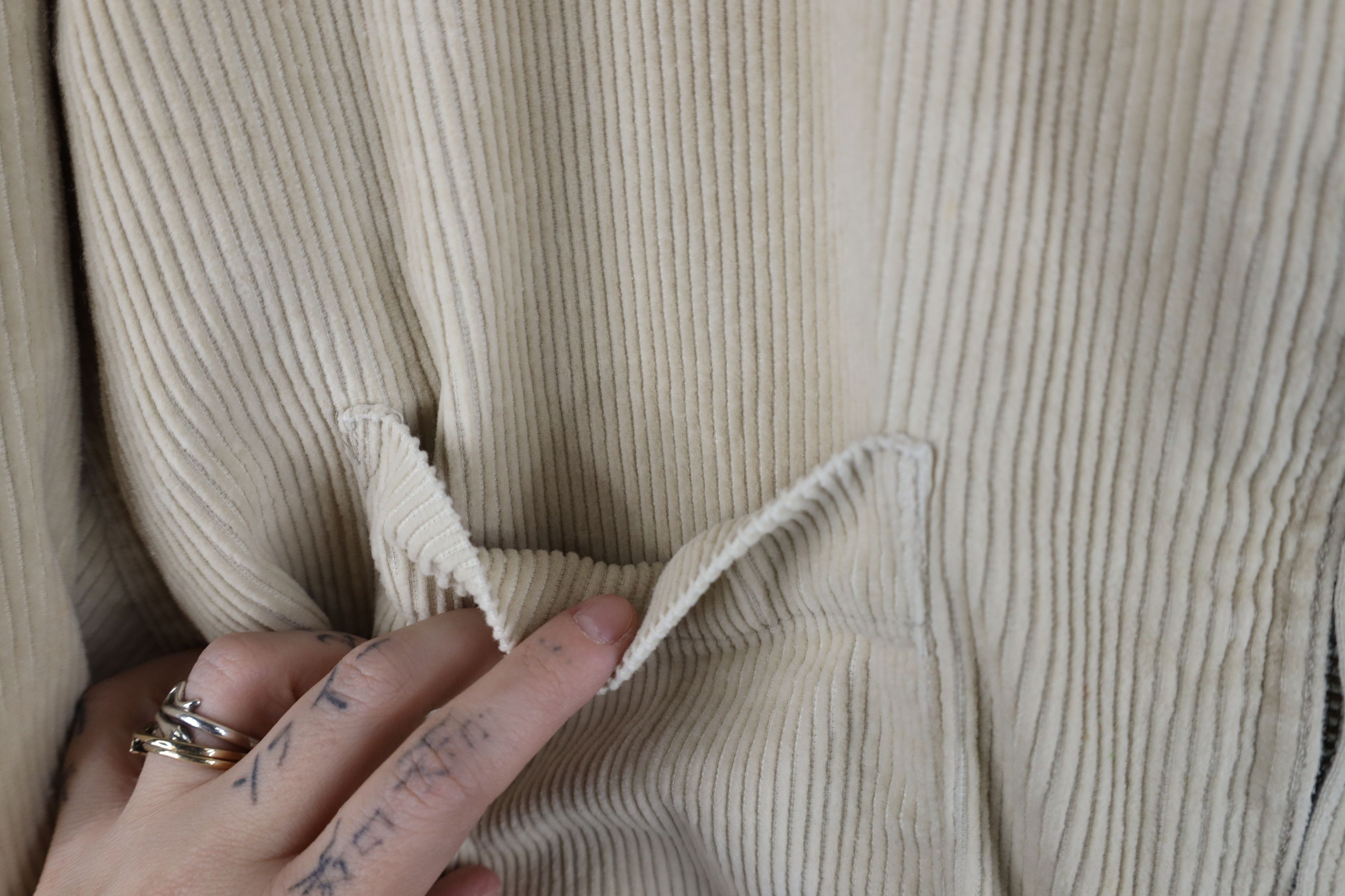 Vintage Vintage 90s Streetwear Fit Corduroy Shirt Jacket Jac Size XL / US 12-14 / IT 48-50 - 5 Thumbnail