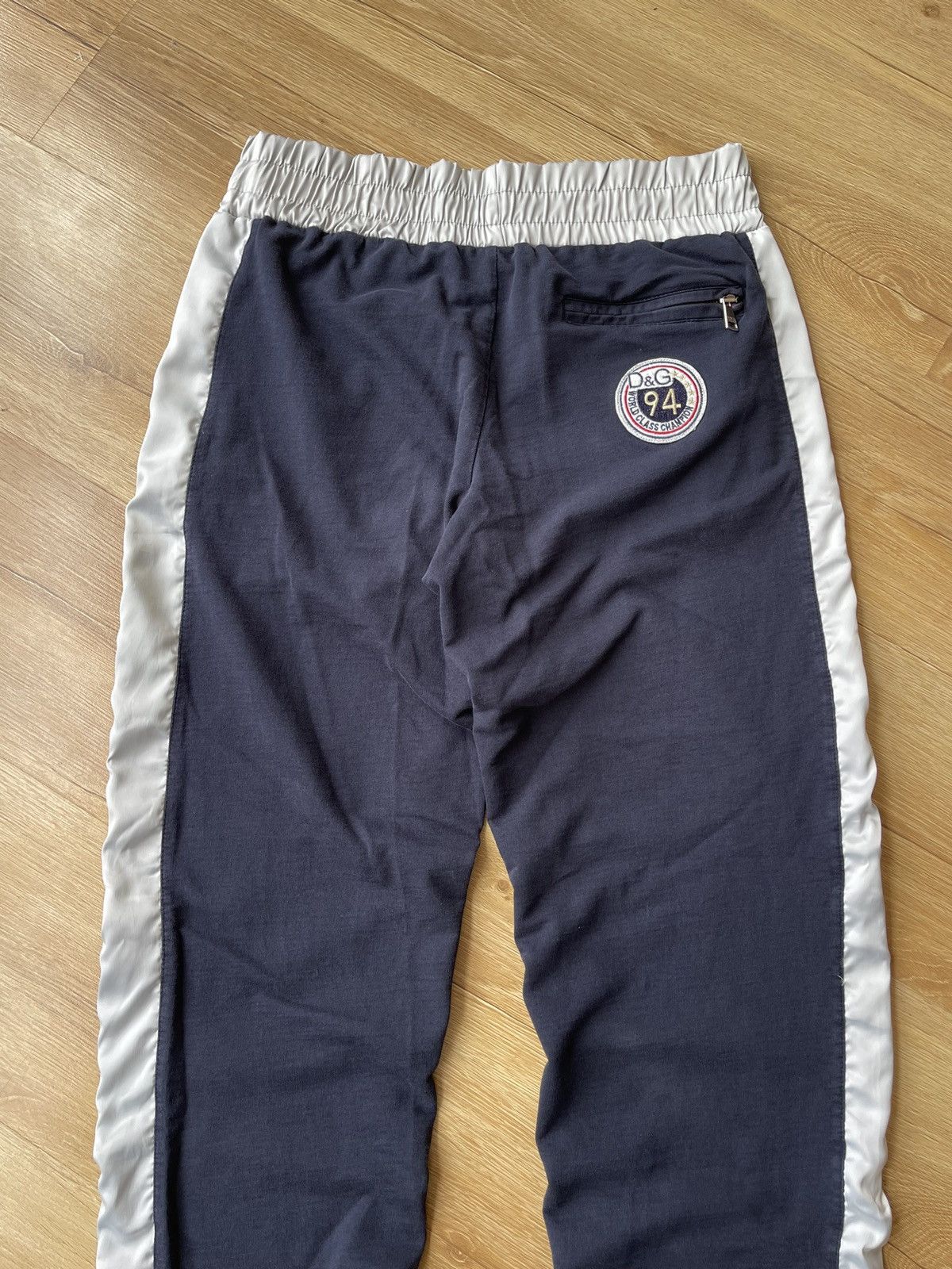 Dolce & Gabbana 90s Dolce Gabbana Stripped Sweatpants Retro Sportswear Y2K Size US 30 / EU 46 - 6 Thumbnail
