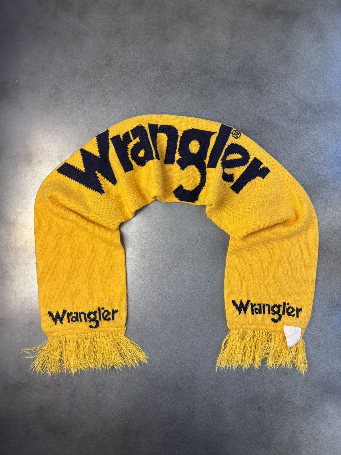 Vintage × Wrangler 1980s Wrangler Scarf 80s Vintage Wrangler Jeans Winter Rodeo Size ONE SIZE - 1 Thumbnail