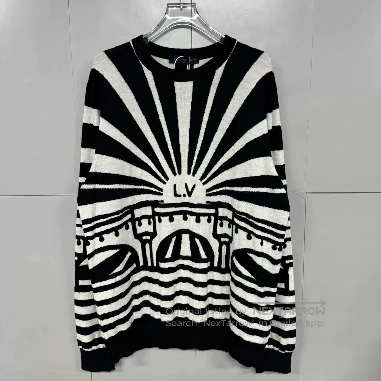 Louis Vuitton louis vuitton ss24 graphic knit sweater. Size US XXL / EU 58 / 5 - 1 Thumbnail