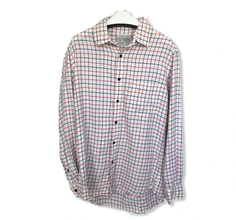 image of Uniqlo Plaid Tartan Flannel Shirt, Men's (Size Medium)