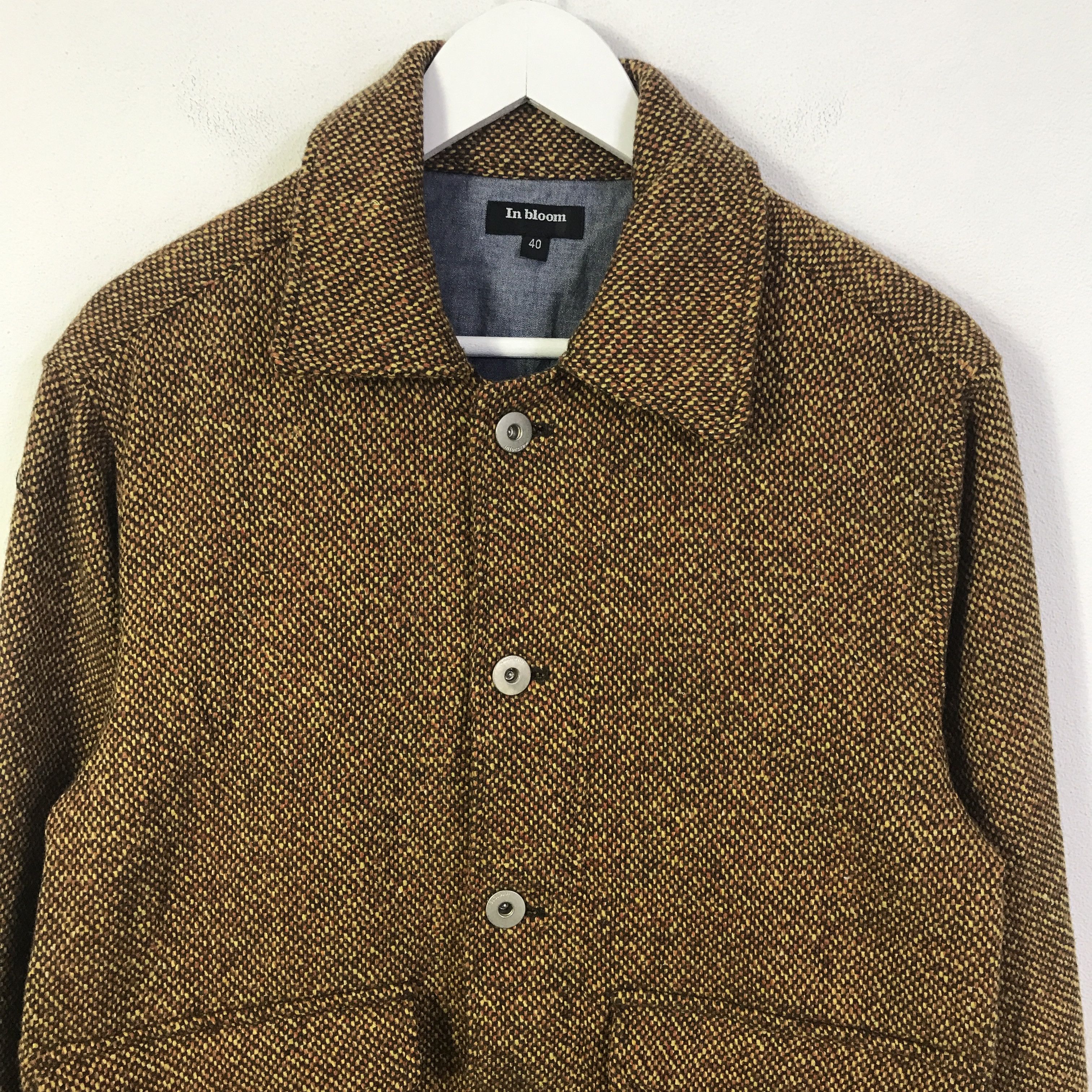 Japanese Brand Vtg in bloom Japan Design double Pocket jacket K94B13 Size US M / EU 48-50 / 2 - 2 Thumbnail