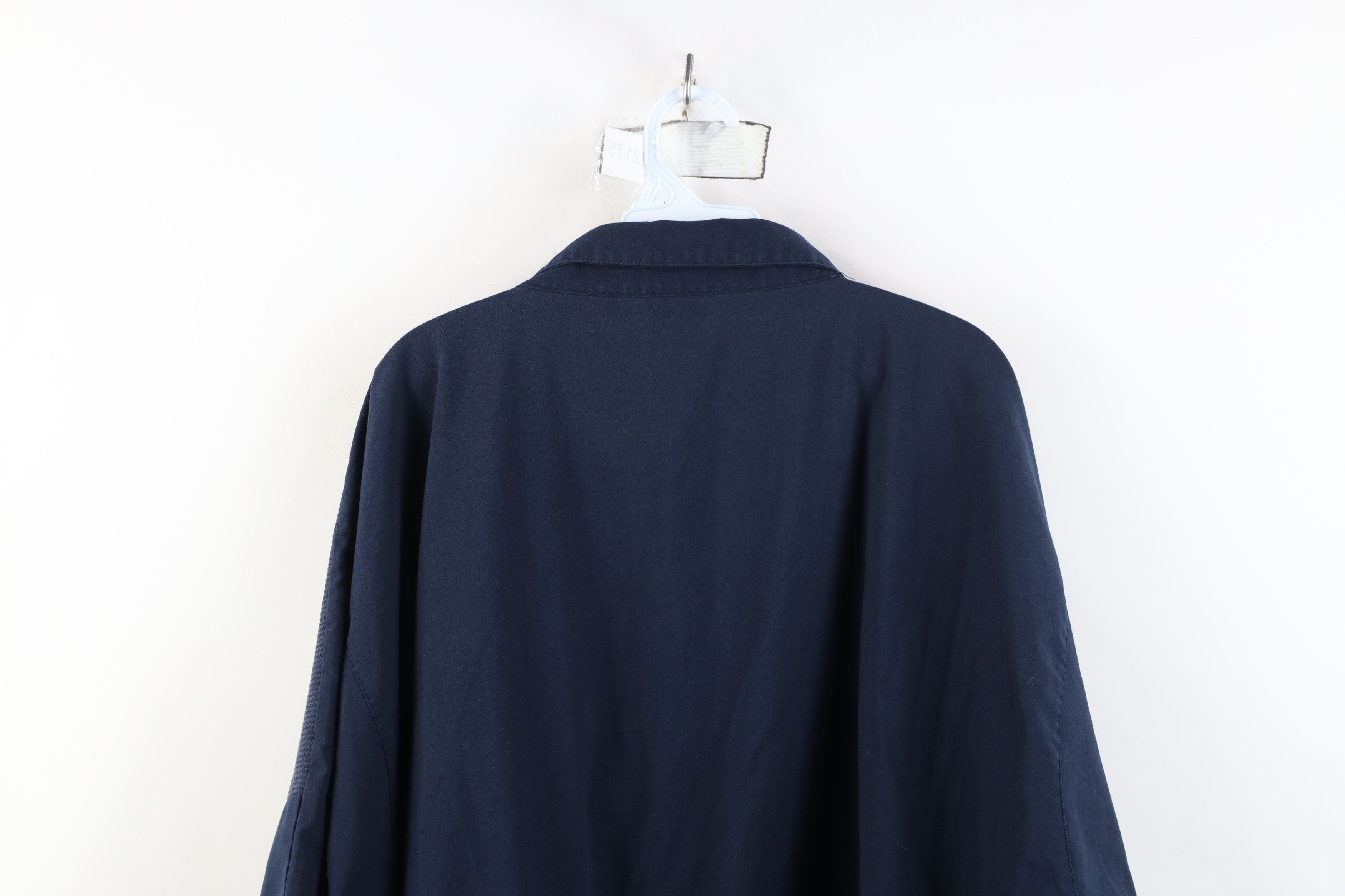 Vintage Vintage 90s Streetwear Pullover Polo Shirt Navy Blue Size US XXL / EU 58 / 5 - 12 Thumbnail