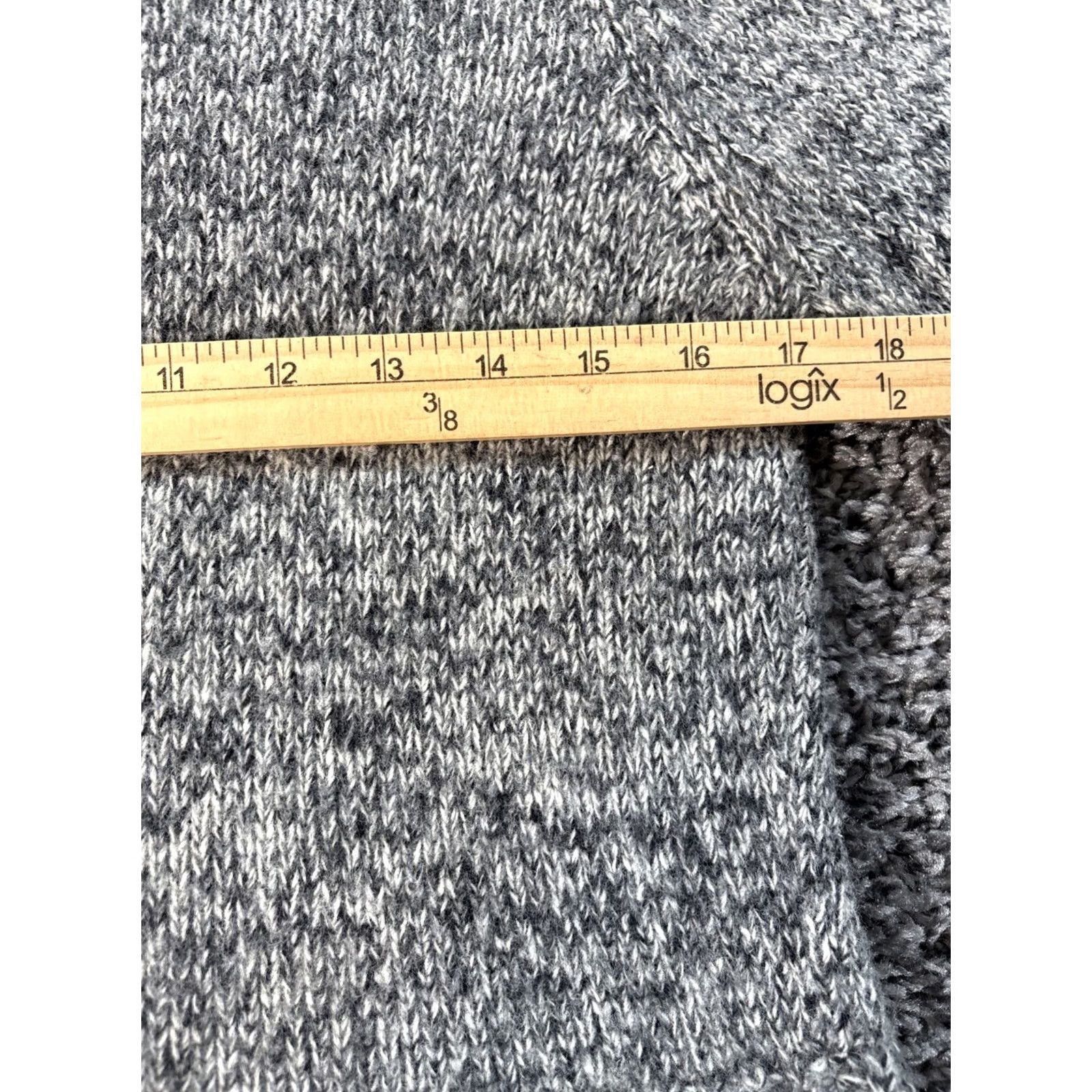 Express VINTAGE Express Sweater Turtleneck Womens XL Gray Flare Sleeve 90s Size XL / US 12-14 / IT 48-50 - 3 Thumbnail