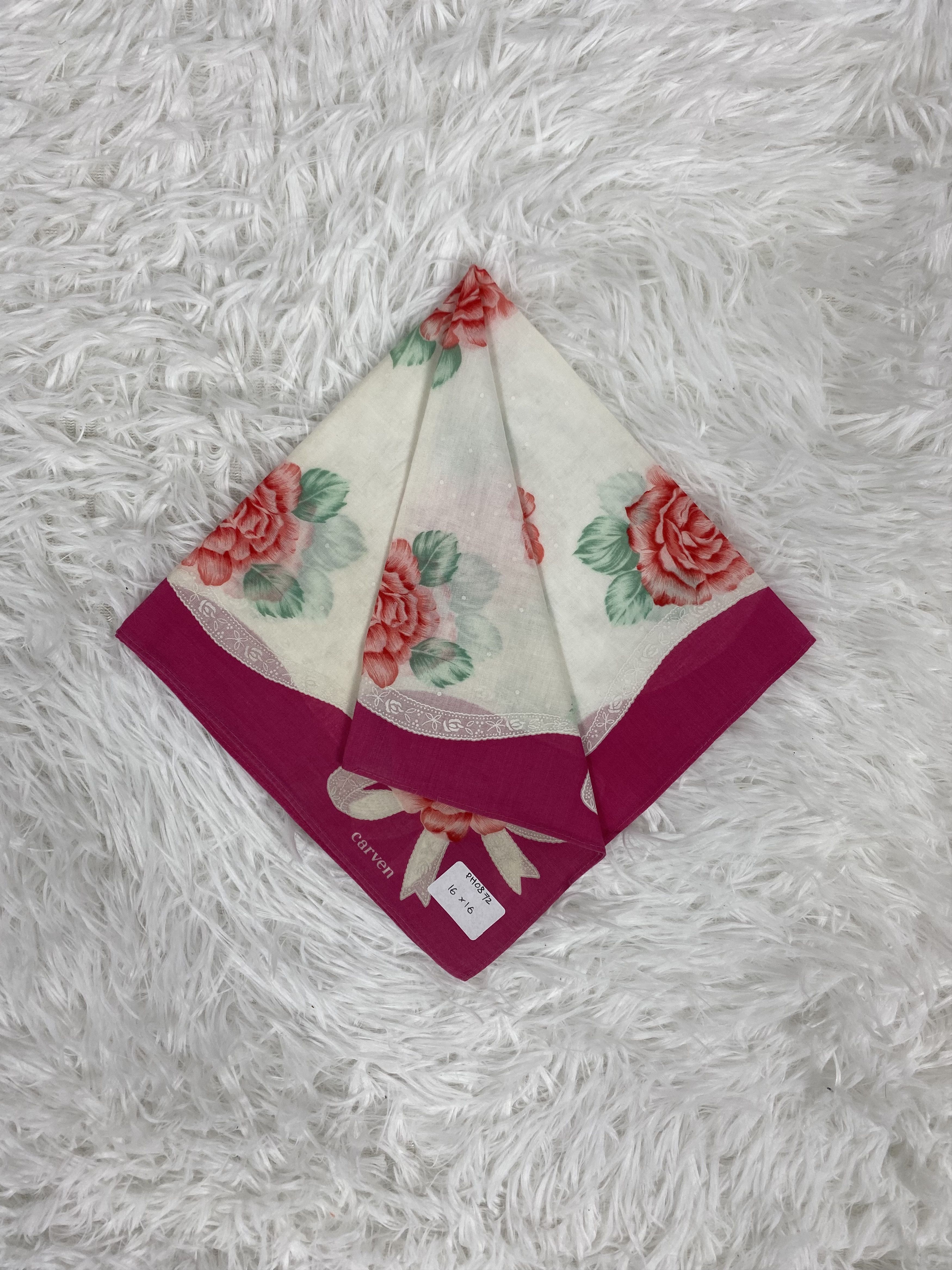Carven × Vintage Vintage Carven Handkerchief Neckerchief PH0872 Size ONE SIZE - 1 Thumbnail