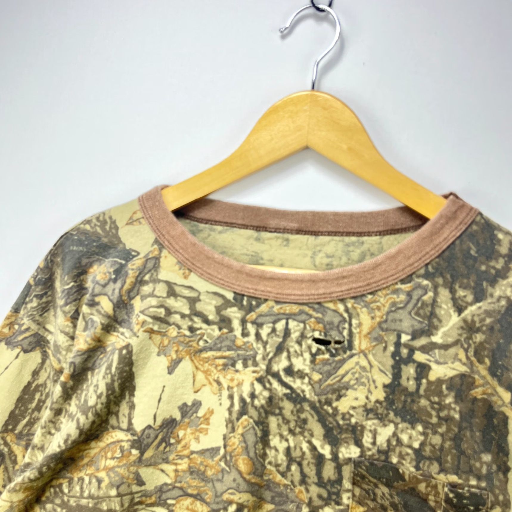 Realtree VINTAGE Realtree Boxy Camo Long Sleeve Shirt L Green 90s Mens Size US L / EU 52-54 / 3 - 3 Thumbnail