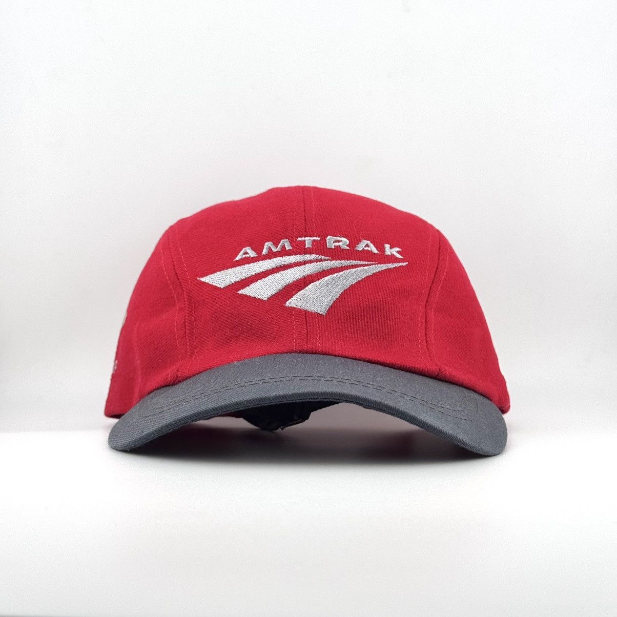 Vintage Vtg Amtrak Porter Red Cap Railroad Staff Uniform Hat Size ONE SIZE - 1 Thumbnail
