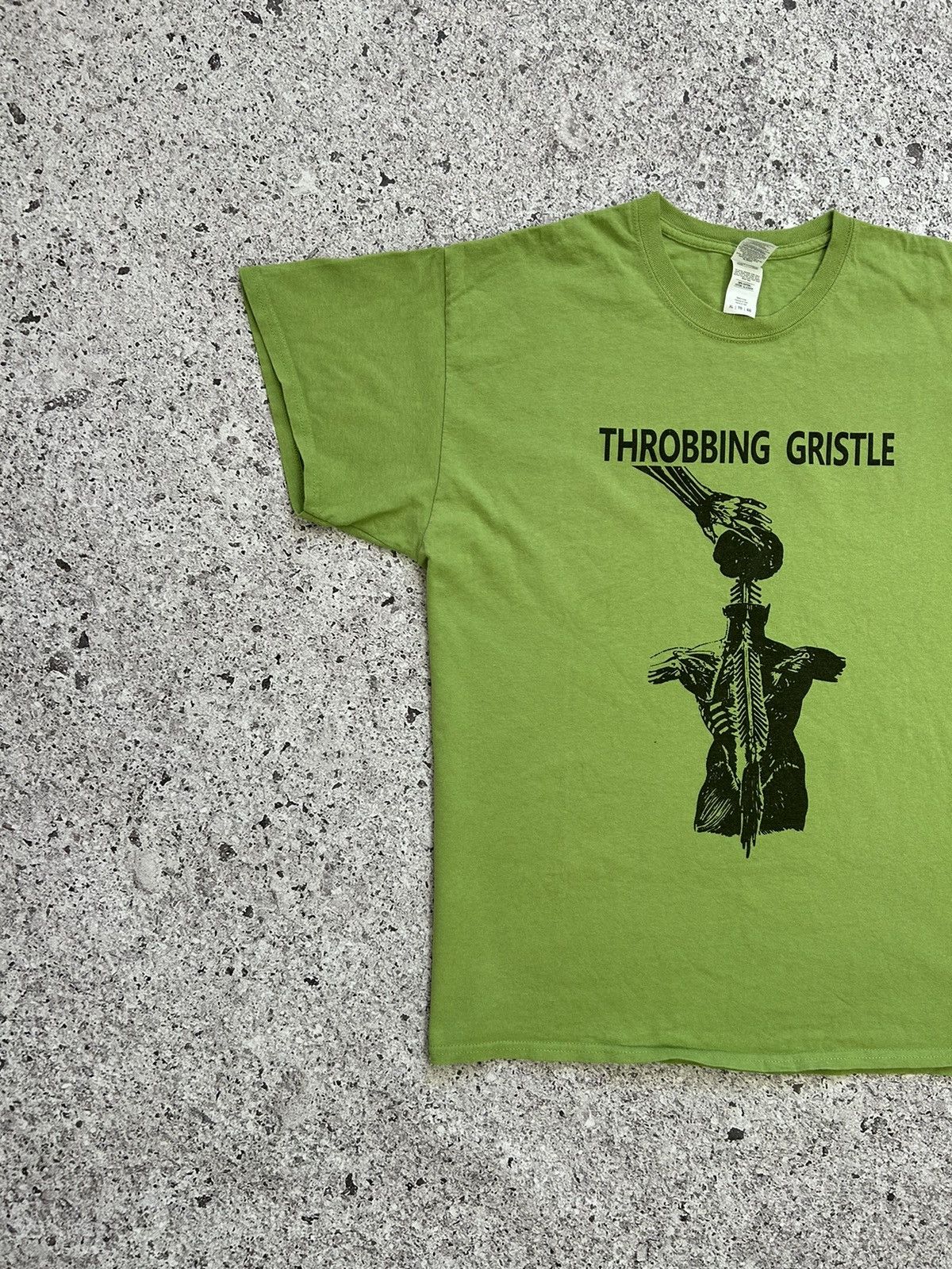 Band Tees × Vintage Vintage 2000’s Throbbing Gristle Rock Band Retro T-Shirt Y2K Size US XL / EU 56 / 4 - 3 Thumbnail