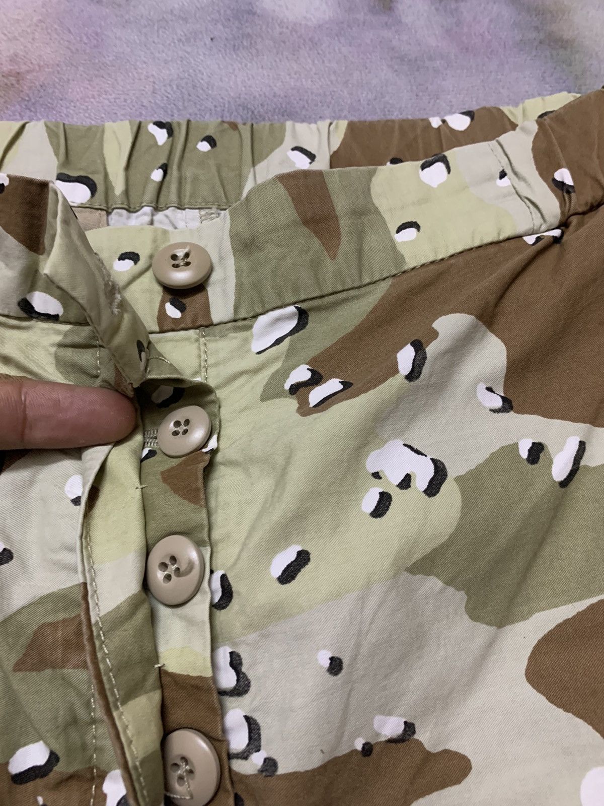 Maison Margiela MM6 Desert Camo Cropped Gaucho Pants Loose Size 29" - 7 Thumbnail