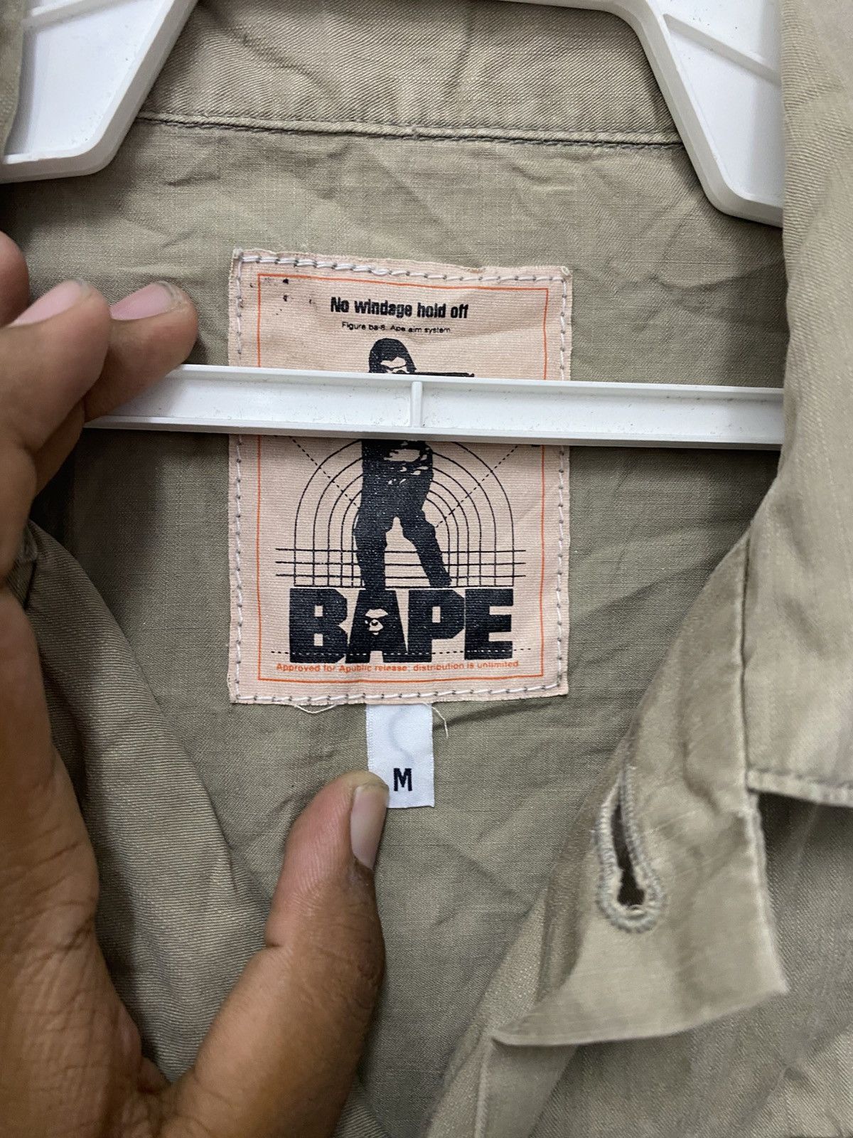 Bape VINTAGE A.S.N.K.A Patch Military Size US M / EU 48-50 / 2 - 5 Thumbnail