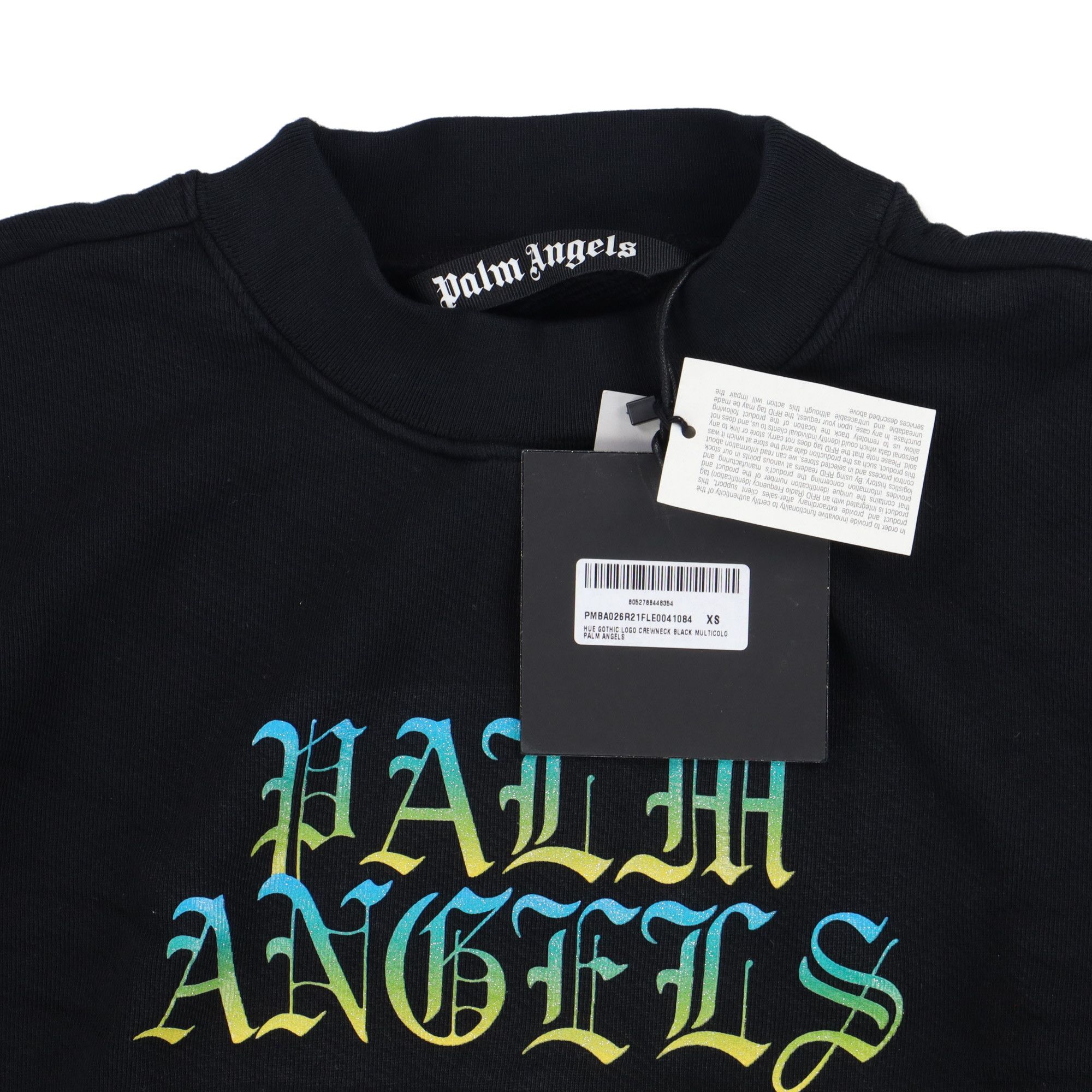 Palm Angels Black Hue Gothic Logo Sweatshirt Size XS / US 0-2 / IT 36-38 - 6 Thumbnail