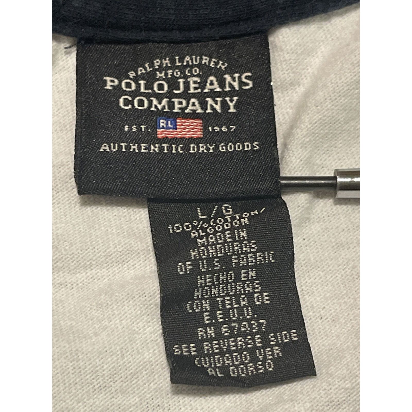 Polo Ralph Lauren Vintage 90s Large Polo Sport Ralph Lauren Jeans Co. Long Sle Size US L / EU 52-54 / 3 - 4 Thumbnail