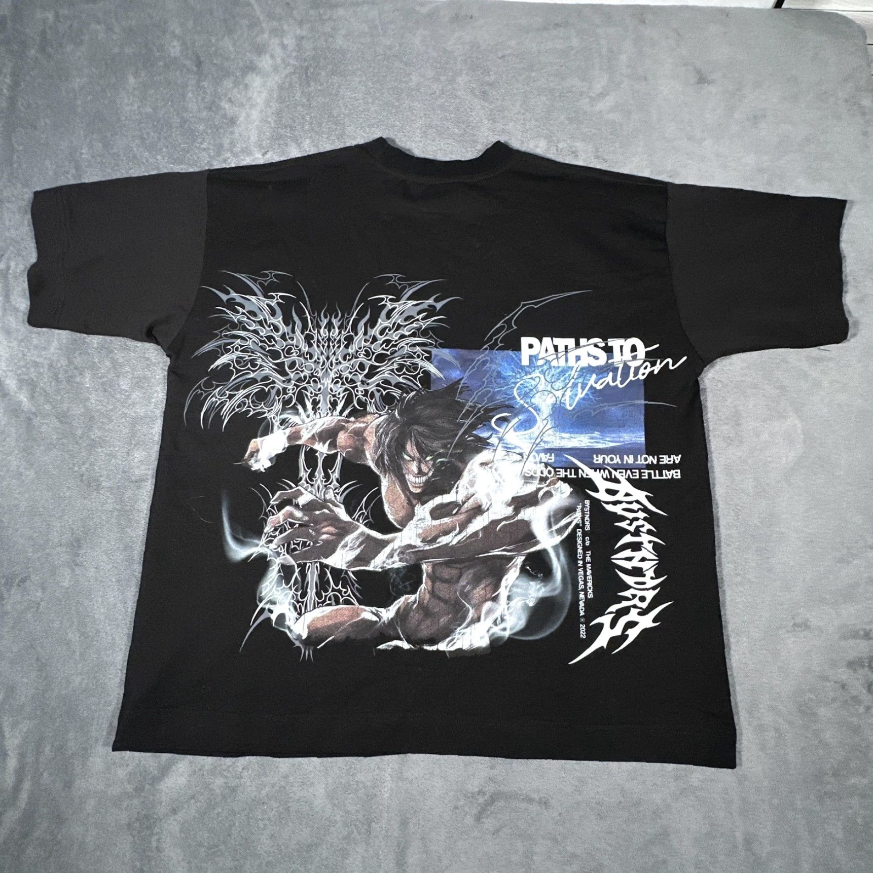 Vintage BYSTNDRS Shirt Mens Small Black Anime Paths To Salvation Graphic Tee Streetwear Shirt Mens Small Black Anime Paths To Salvation Graphic Tee Streetwear Size US S / EU 44-46 / 1 - 6 Thumbnail