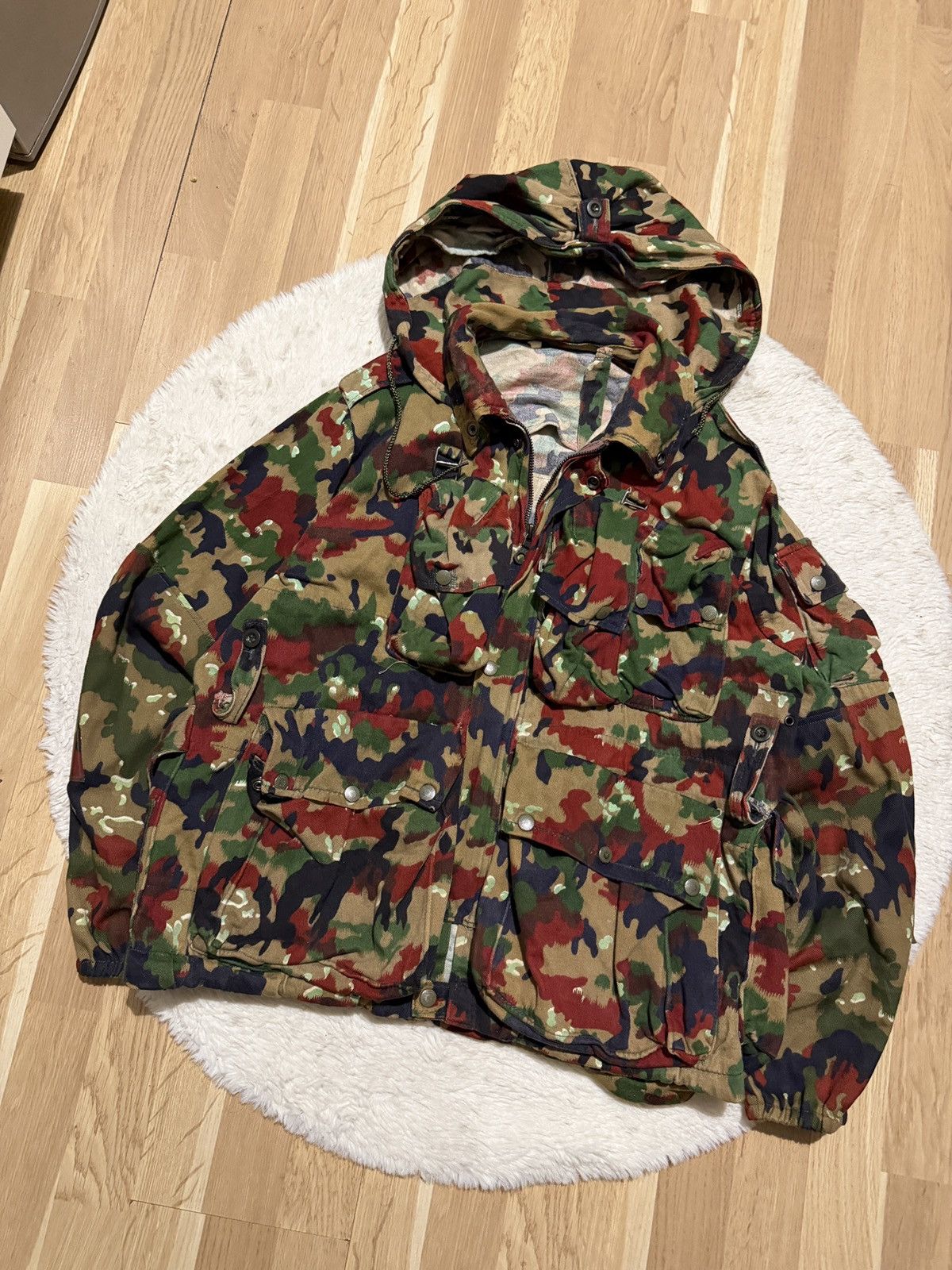 Vintage Vintage swiss army jacket 70 80 cargo multi pocket archive Size US M / EU 48-50 / 2 - 2 Thumbnail