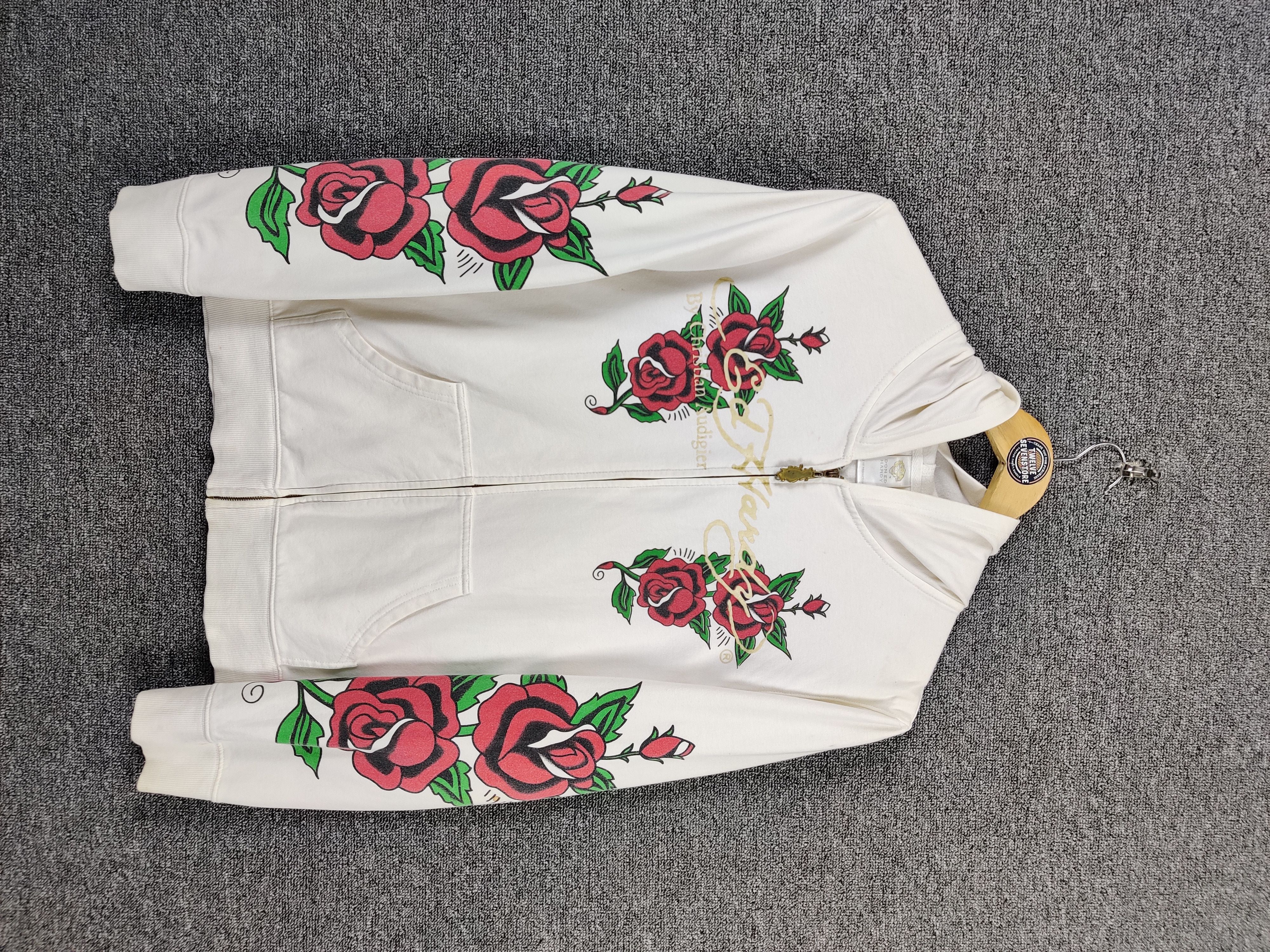 Ed Hardy Vintage Ed Hardy Christian Audigier Hoodie Nice Design Size US M / EU 48-50 / 2 - 7 Thumbnail