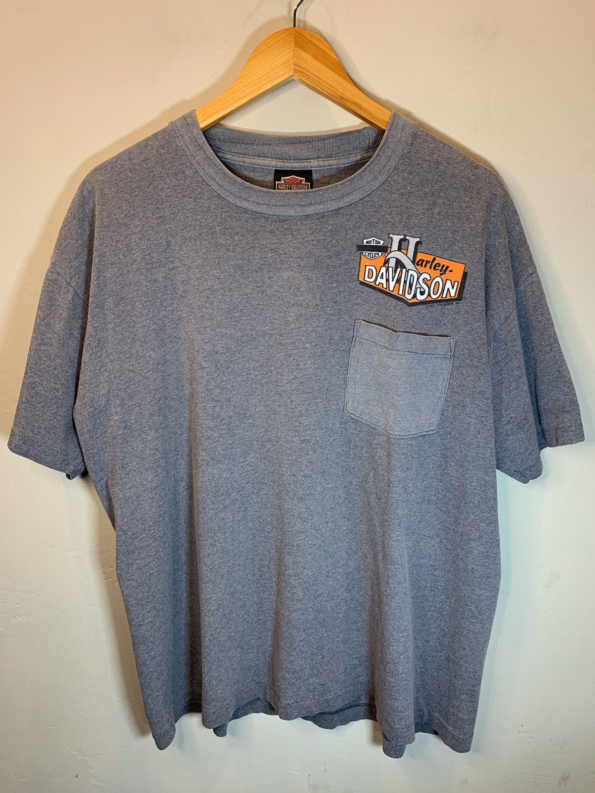 Harley Davidson RARE Vintage 80s Harley Davidson Atlanta Single Stitch Shirt Size US L / EU 52-54 / 3 - 1 Thumbnail